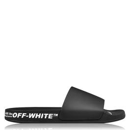 Off White Industrial Belt Sliders