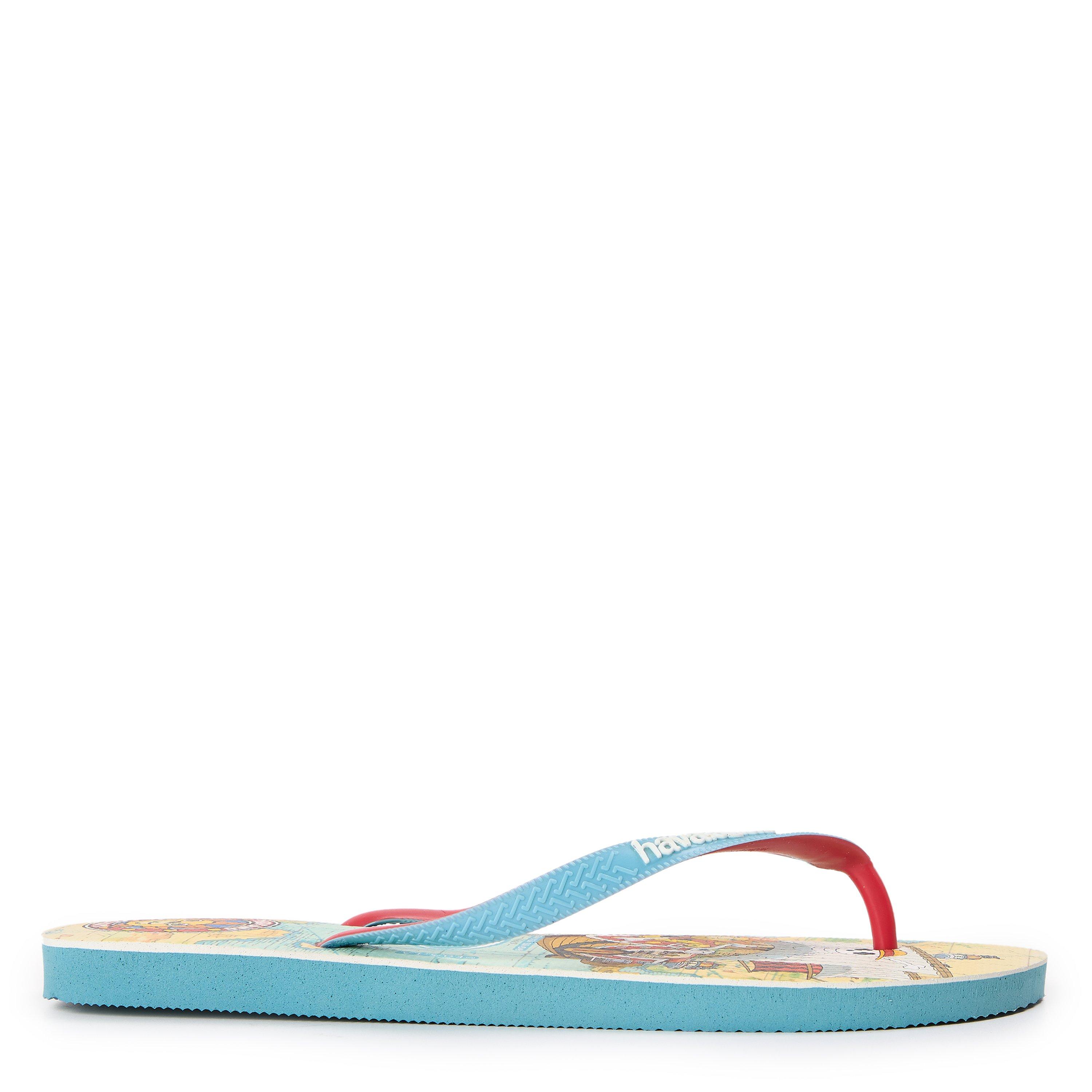Blue - Havaianas - Hav. Top One Piece Tranquility Blue Flip Flops Mens - 1