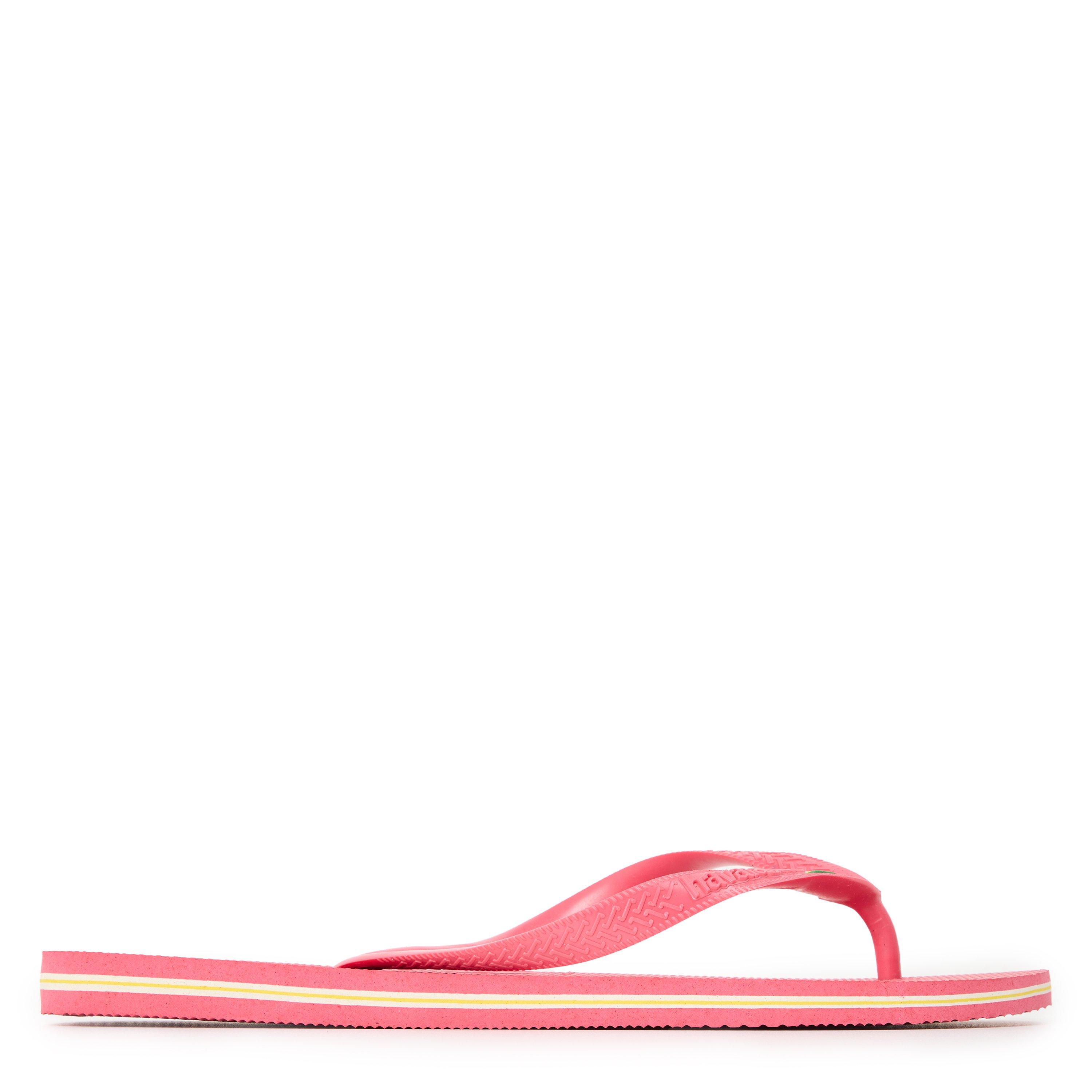 Pink Paradise - Havaianas - Hav. Brasil Pink Paradise 43/44 Flip Flops Mens - 1