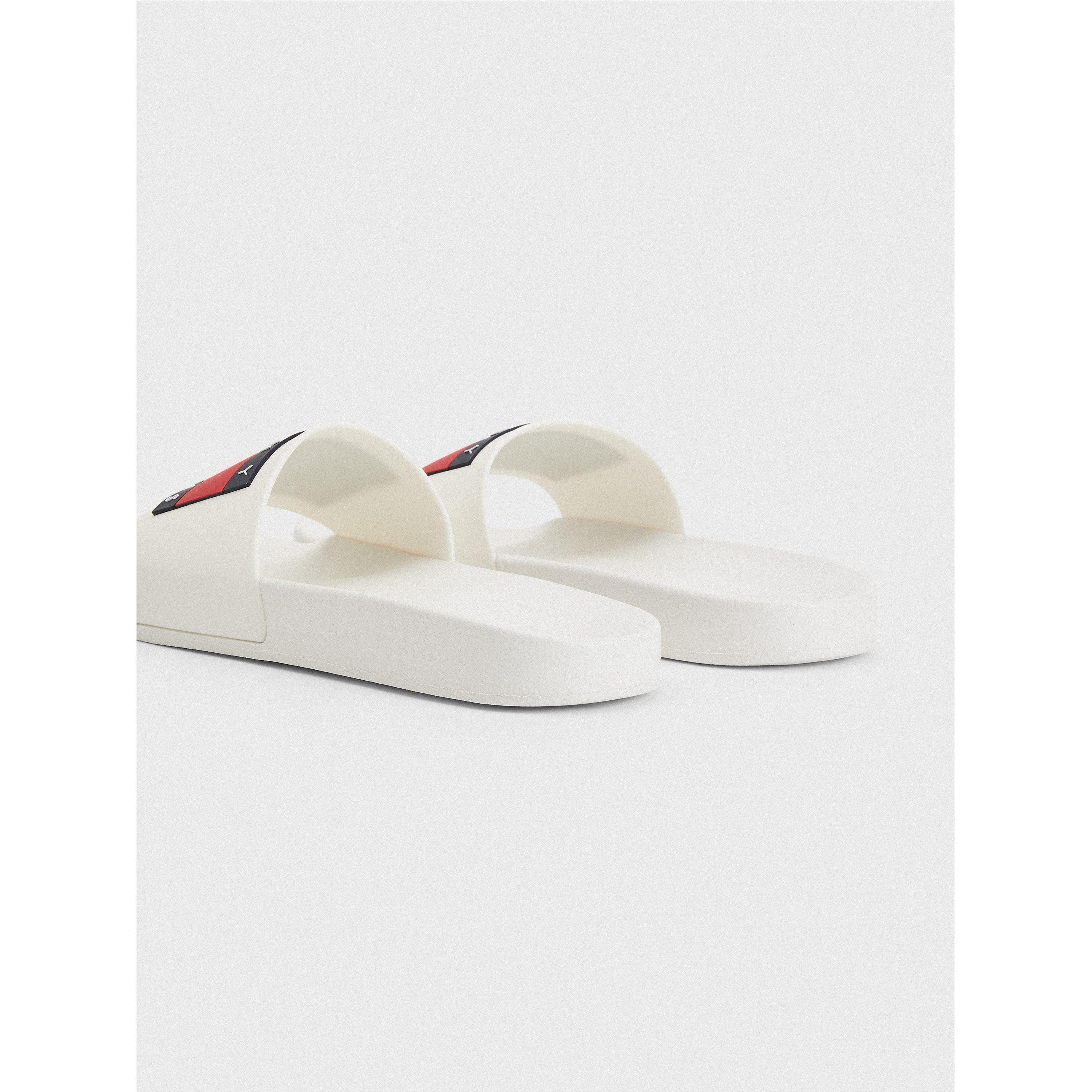 Witte TCR - Tommy Jeans - Flag Sliders - 3