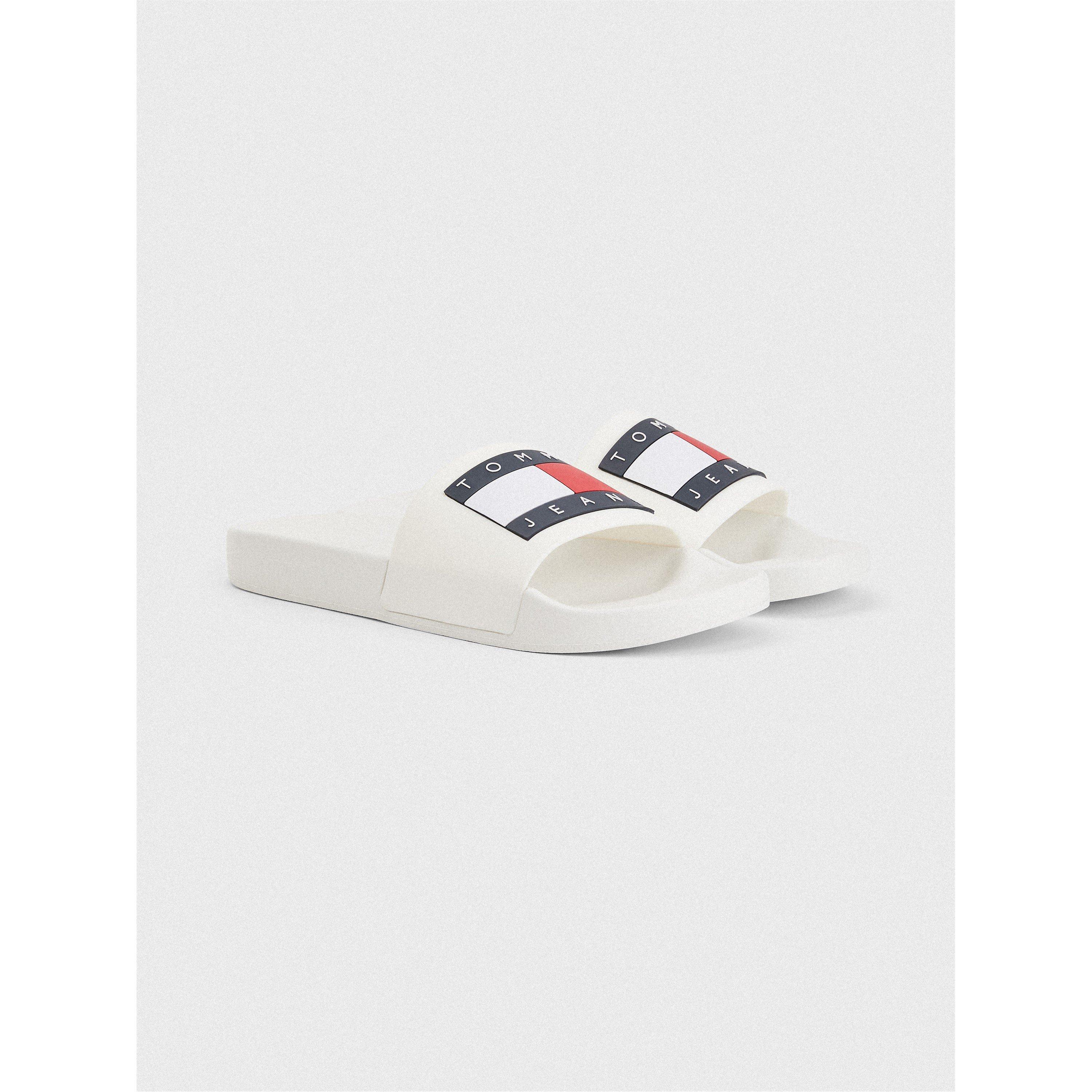 Witte TCR - Tommy Jeans - Flag Sliders - 5