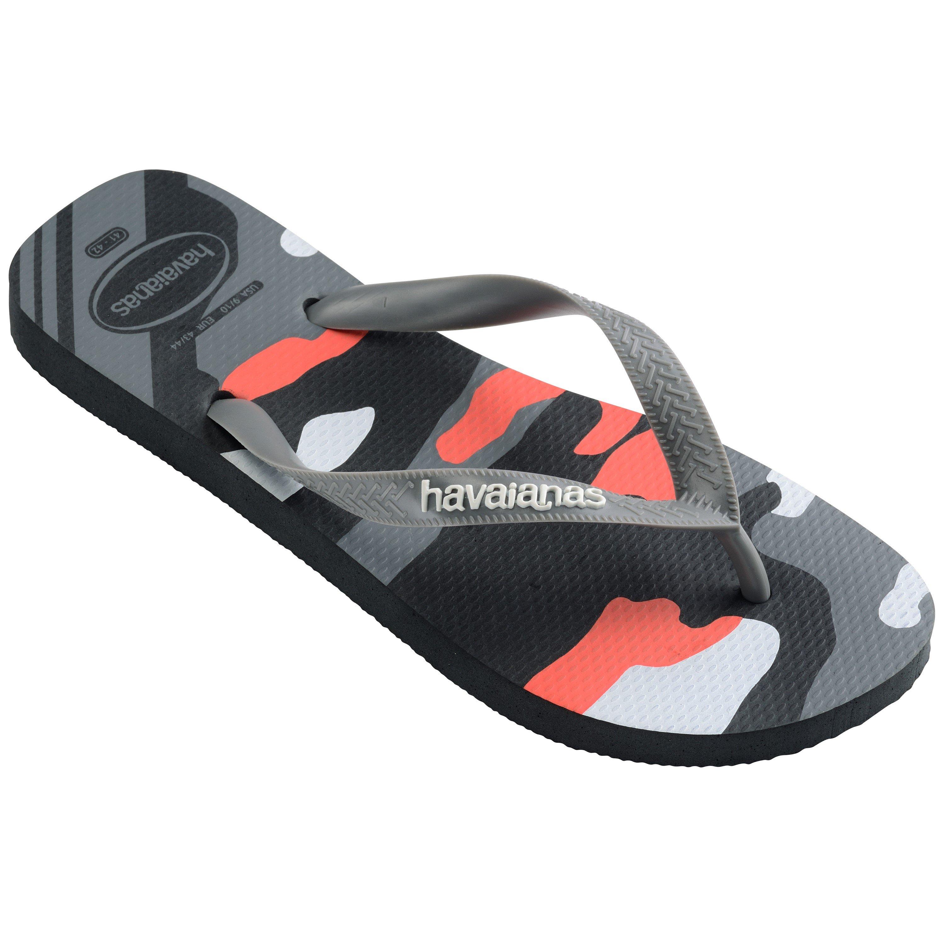New Graphite - Havaianas - Hav. Top Camu New Graphite 45/46 Flip Flops Mens - 2