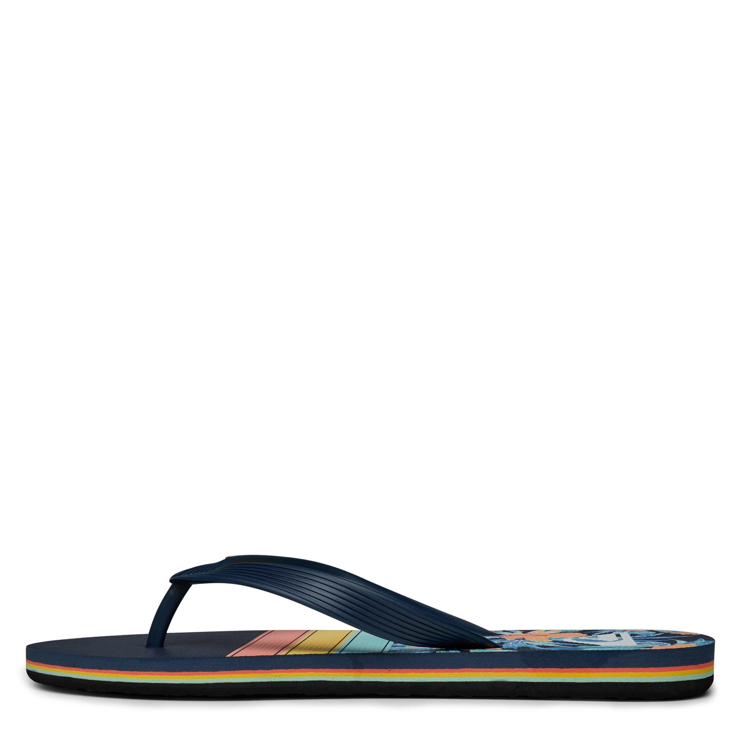 Blue/Orange - Quiksilver - Art Flip Flops Mens - 2
