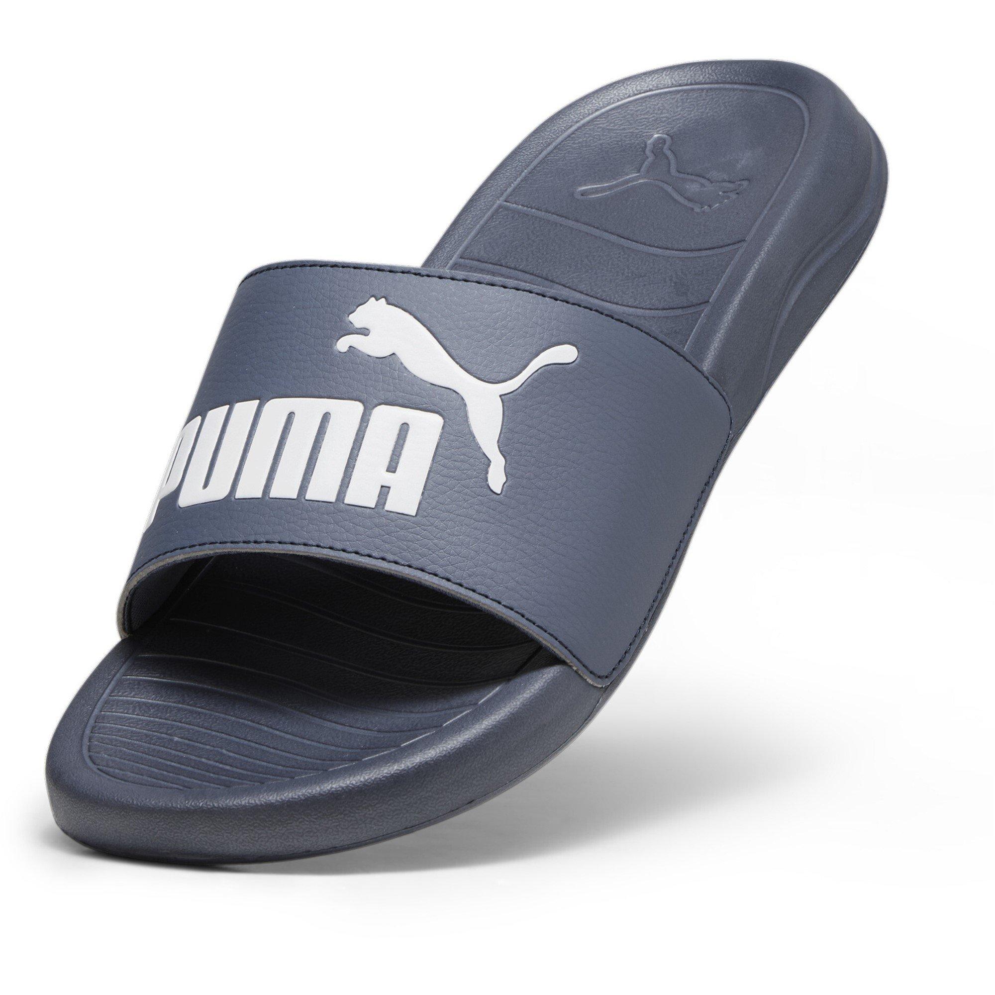 White/Dk Coal - Puma - PUMA Popcat 20 Mens Slide Sandals - 6