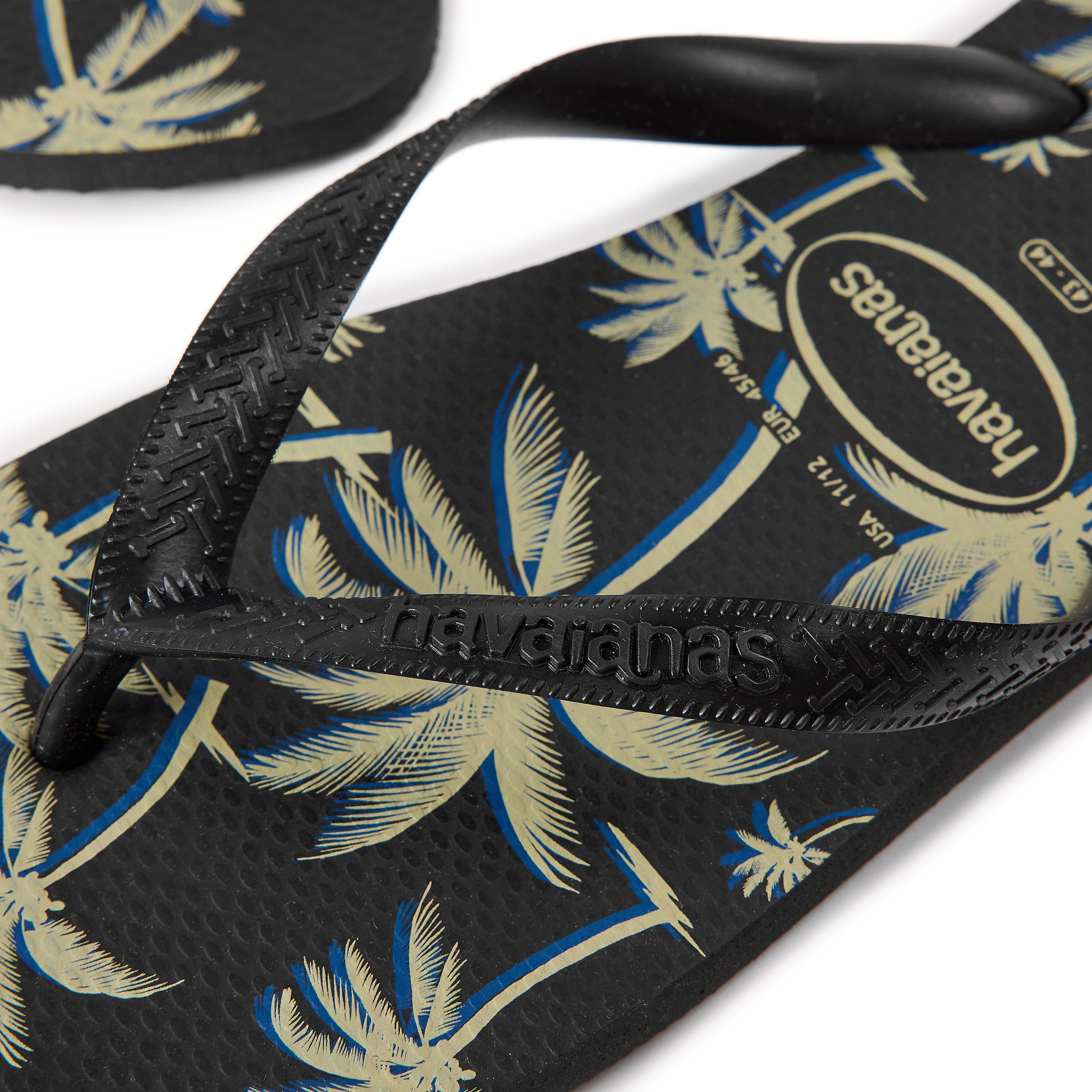 Schwarz/Weiß - Havaianas - Hav. Aloha Black/Black/White 43/44 Flip Flops Mens - 3