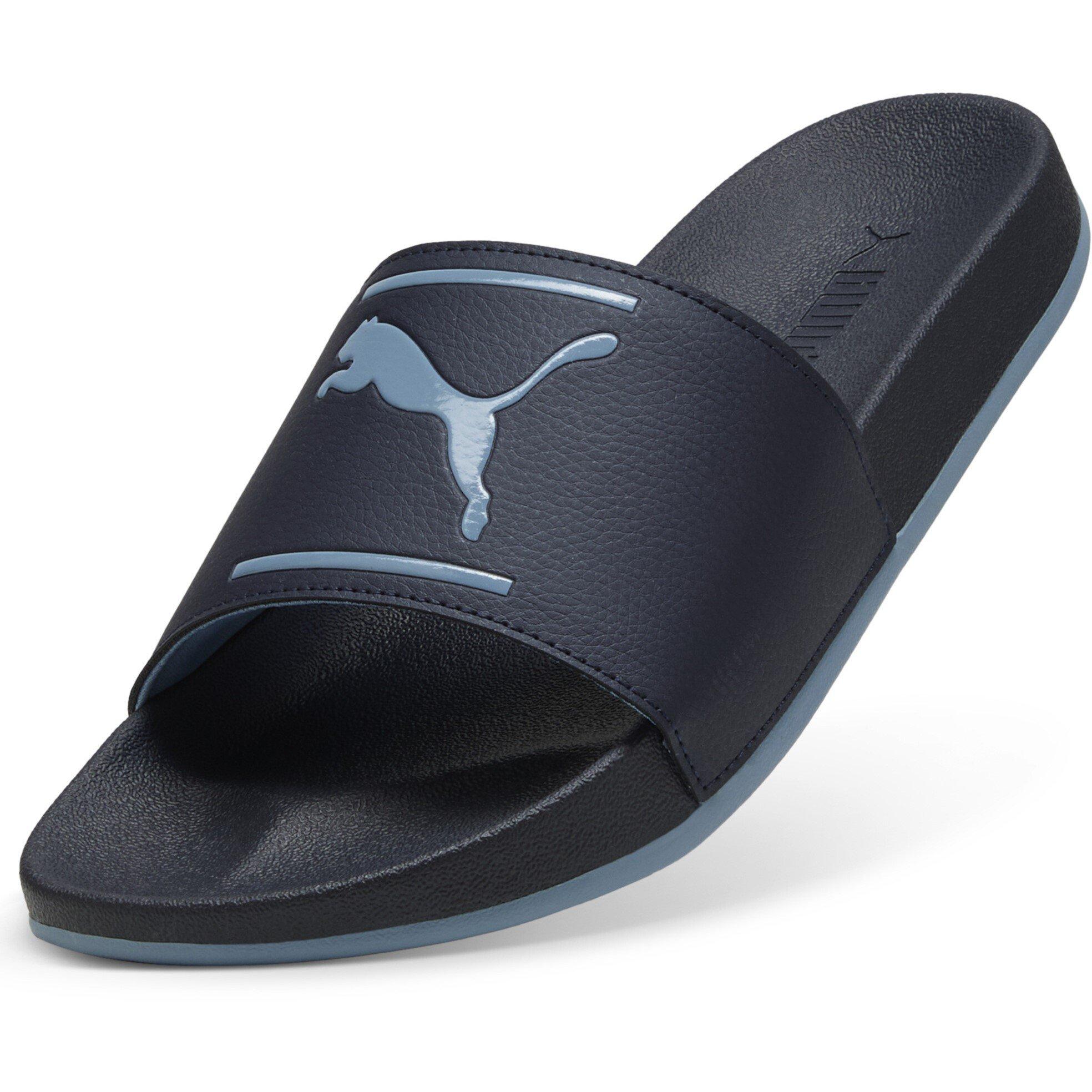 Navy-Coll Blue - Puma - PUMA Leadcat FTR Comfort Mens Slide Sandals - 6