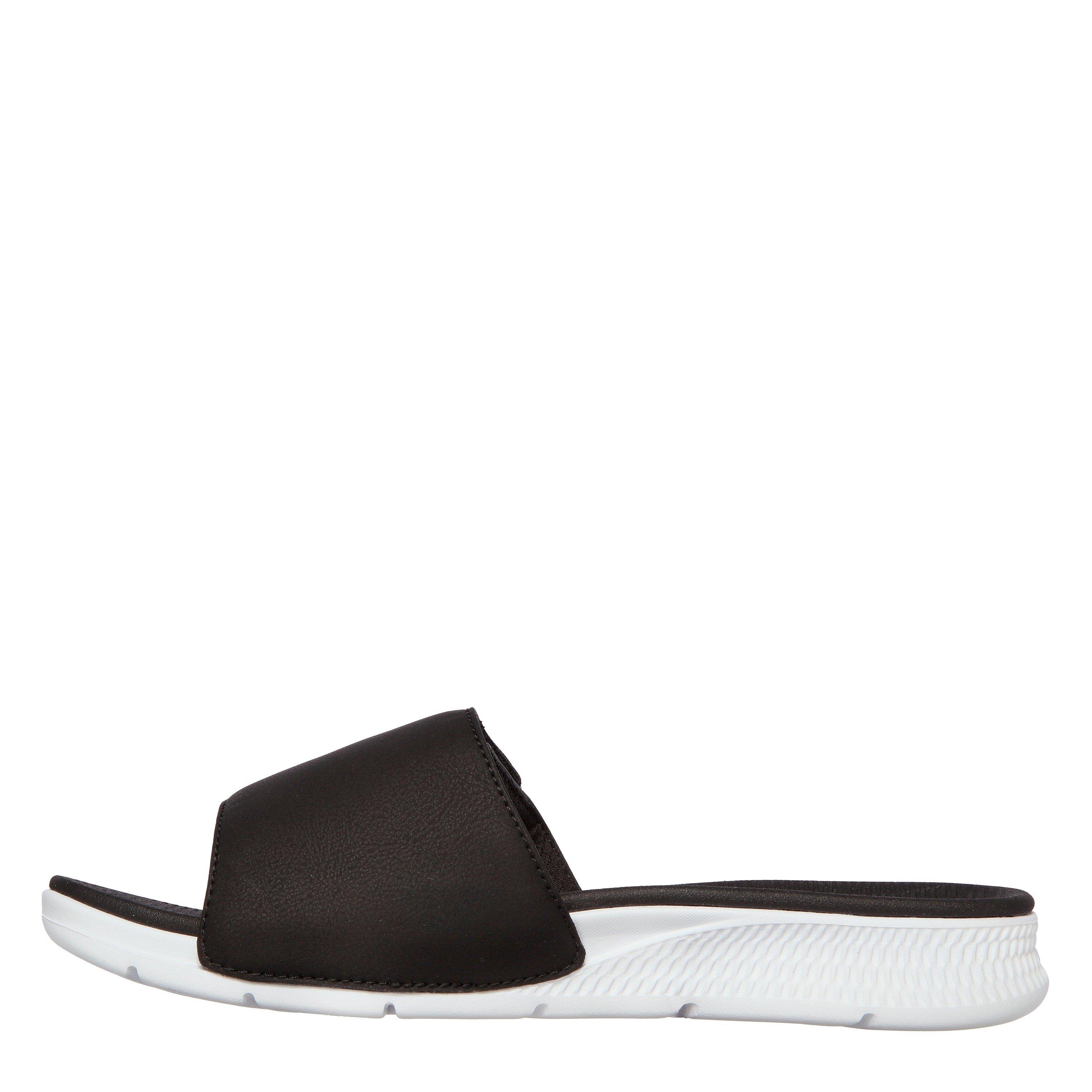 BLACK/WHITE - Skechers - Men's Pool Sliders - 2