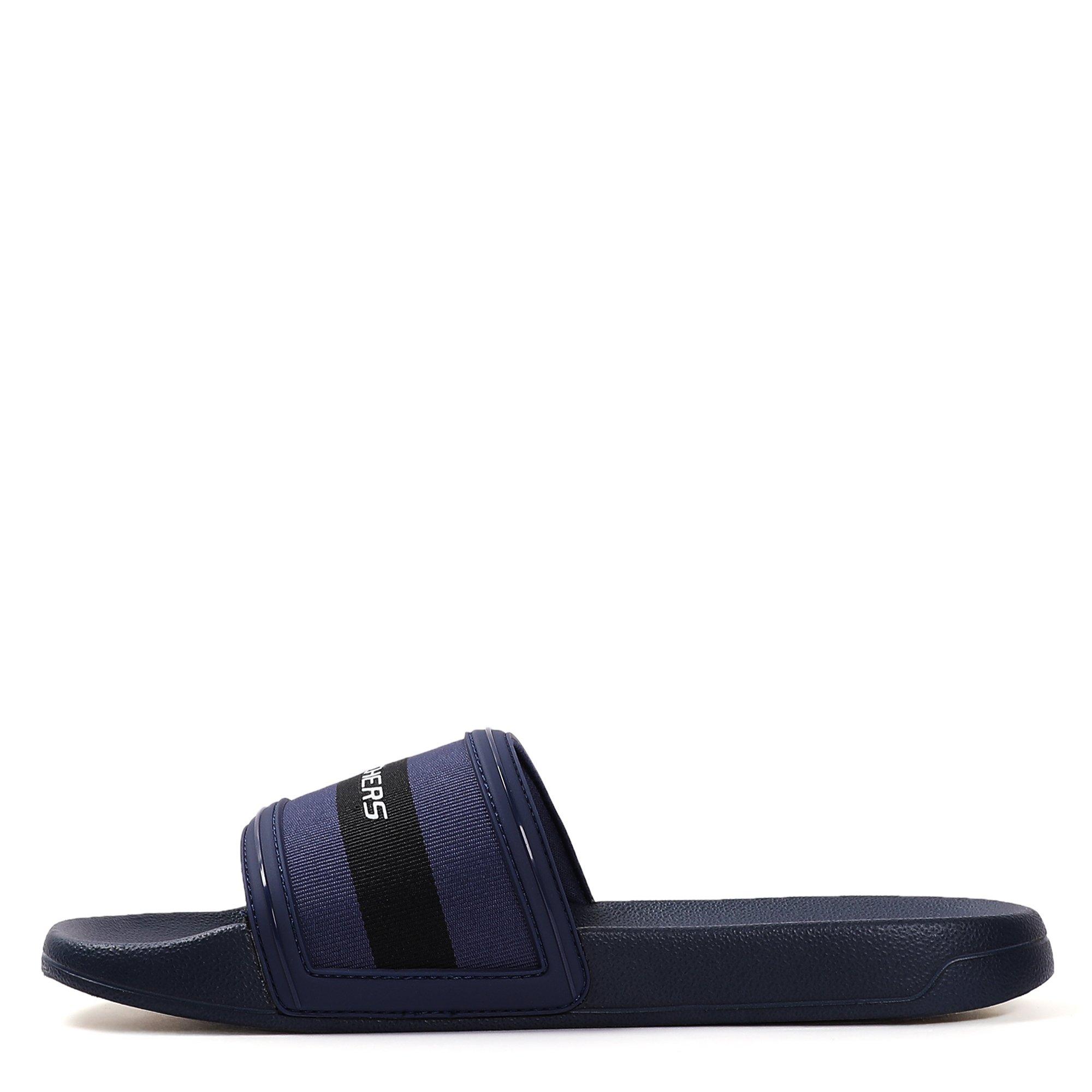 NAVY - Skechers - Men's Sidelines Pool Sliders - 3