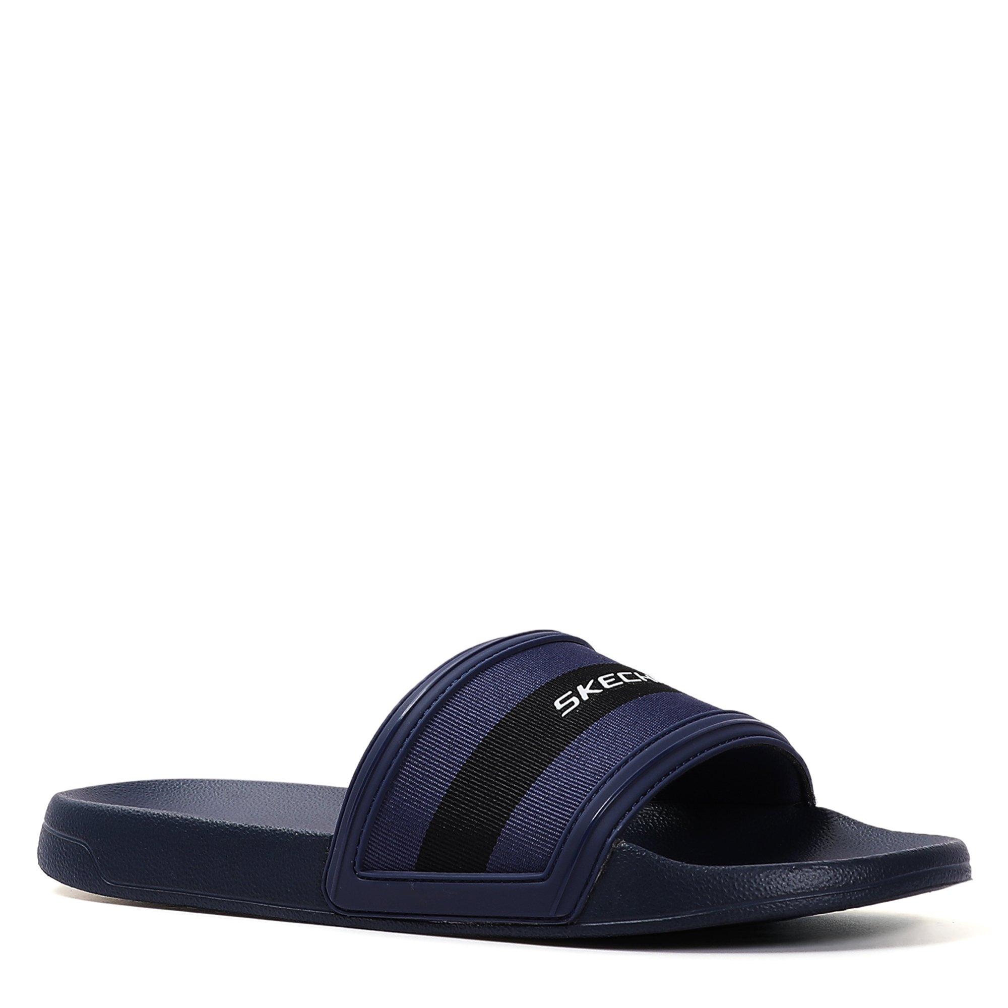NAVY - Skechers - Men's Sidelines Pool Sliders - 5