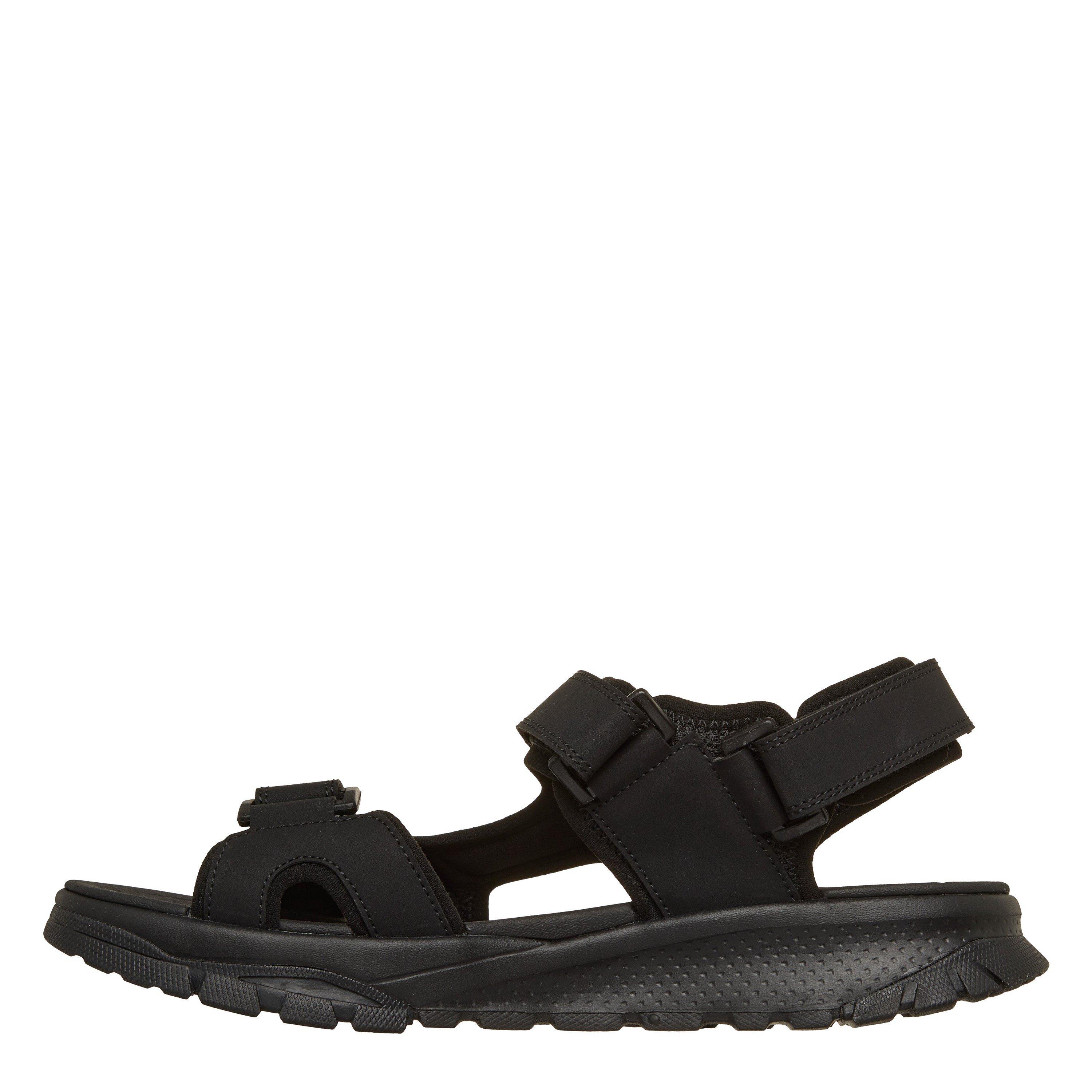 Black - Skechers - Men's Flat Sandals - 2