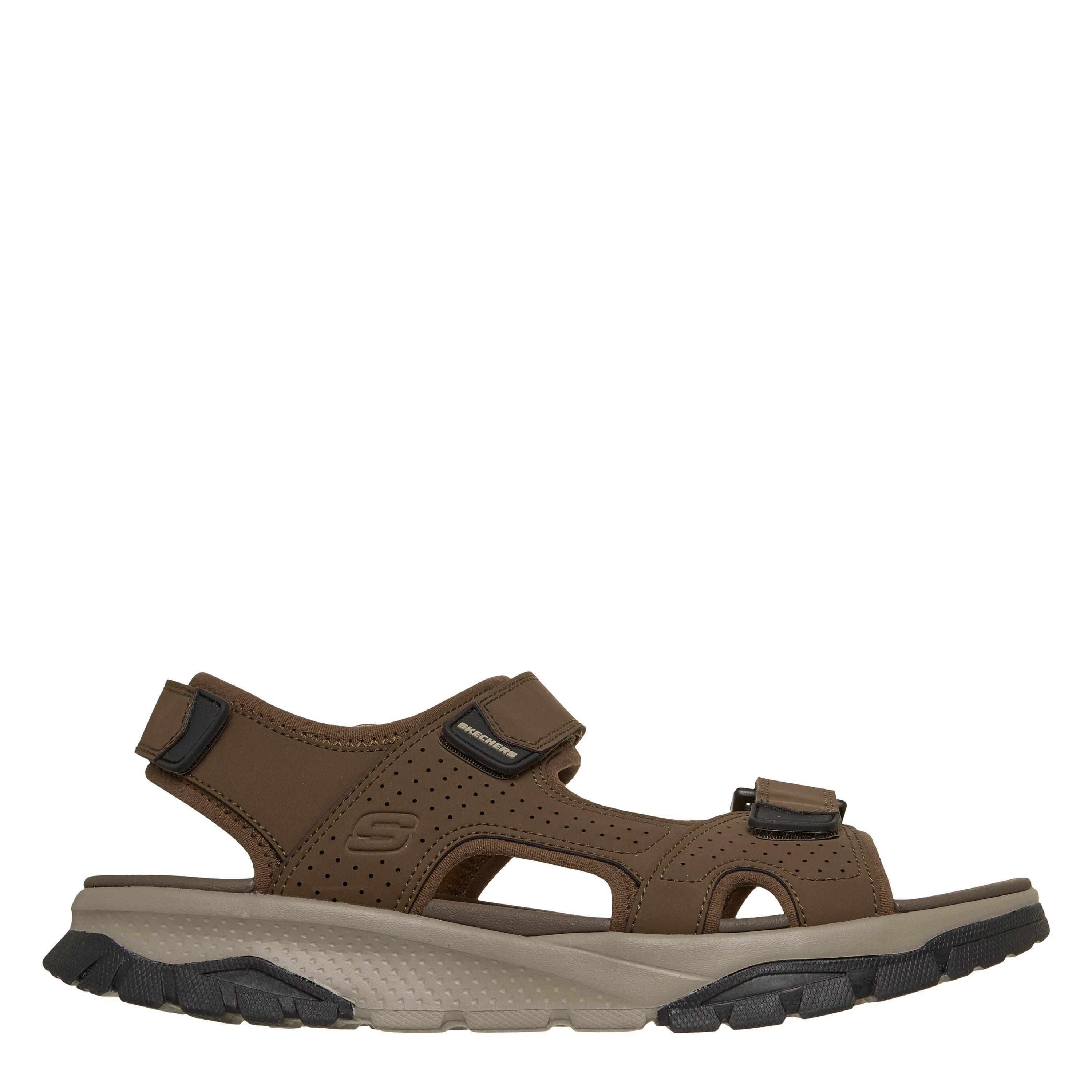 Skechers Men's Flat Sandals - Brown - 9 (43)