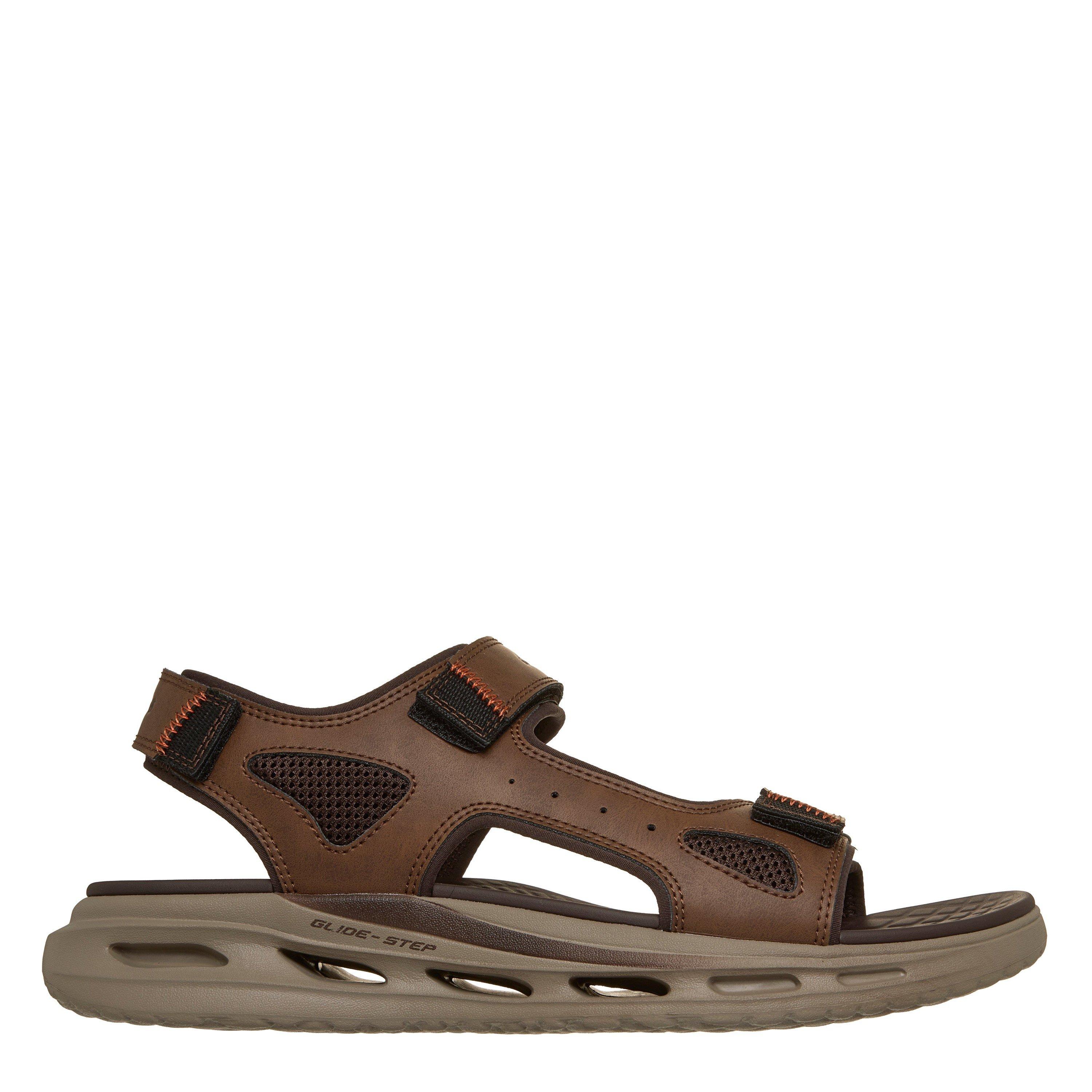 Skechers Men's Flat Sandals - Brown - 8 (42)