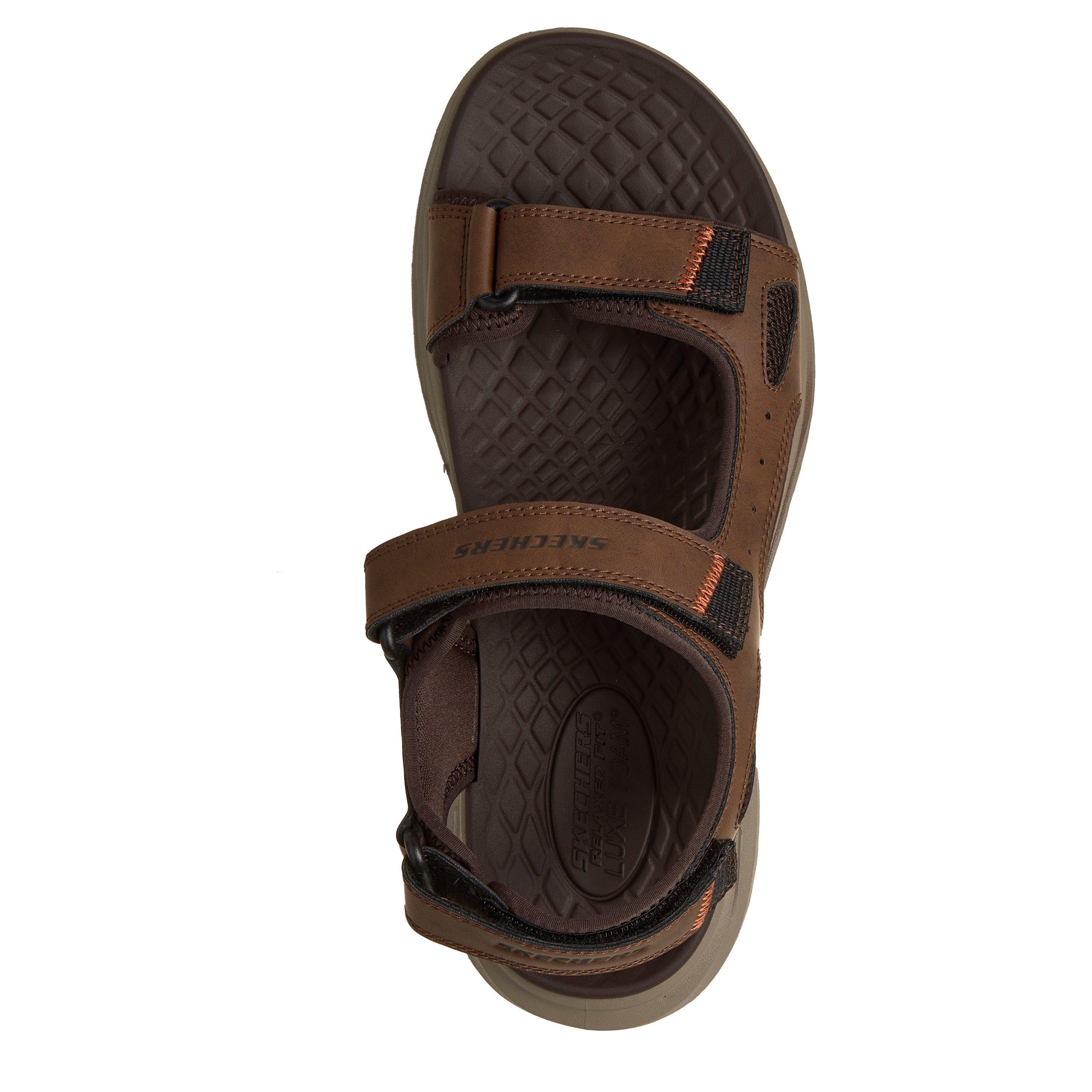 Brown - Skechers - Men's Flat Sandals - 5