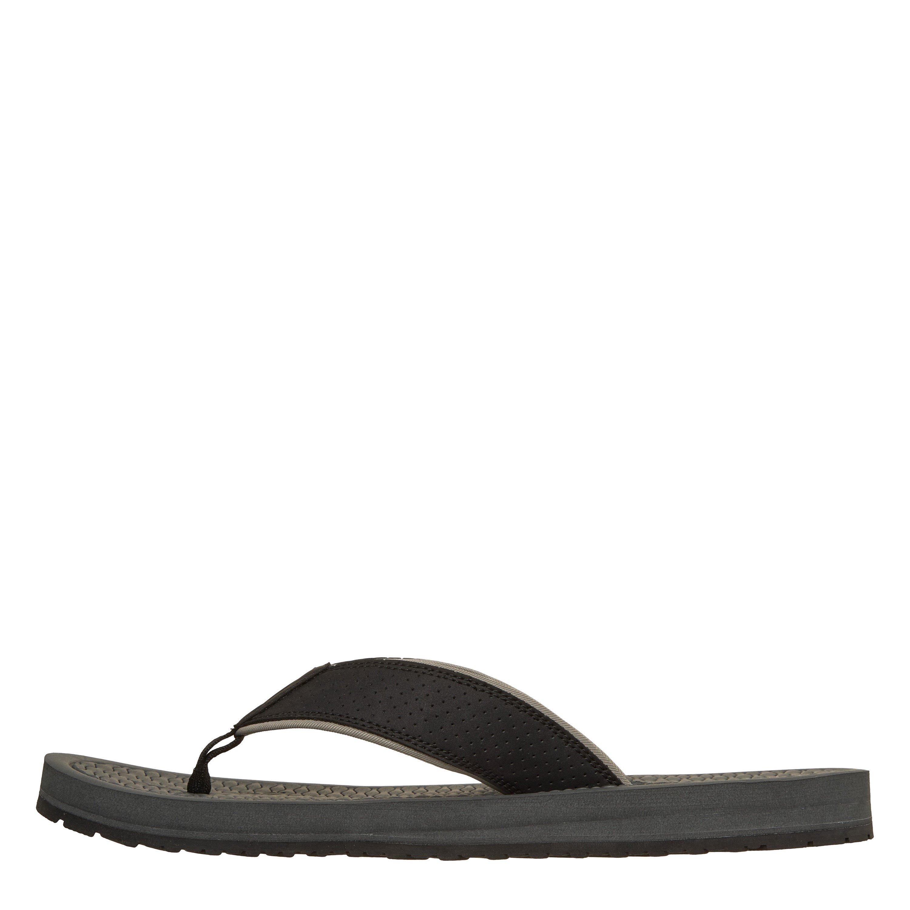 Black - Skechers - Men's Flat Sandals - 2
