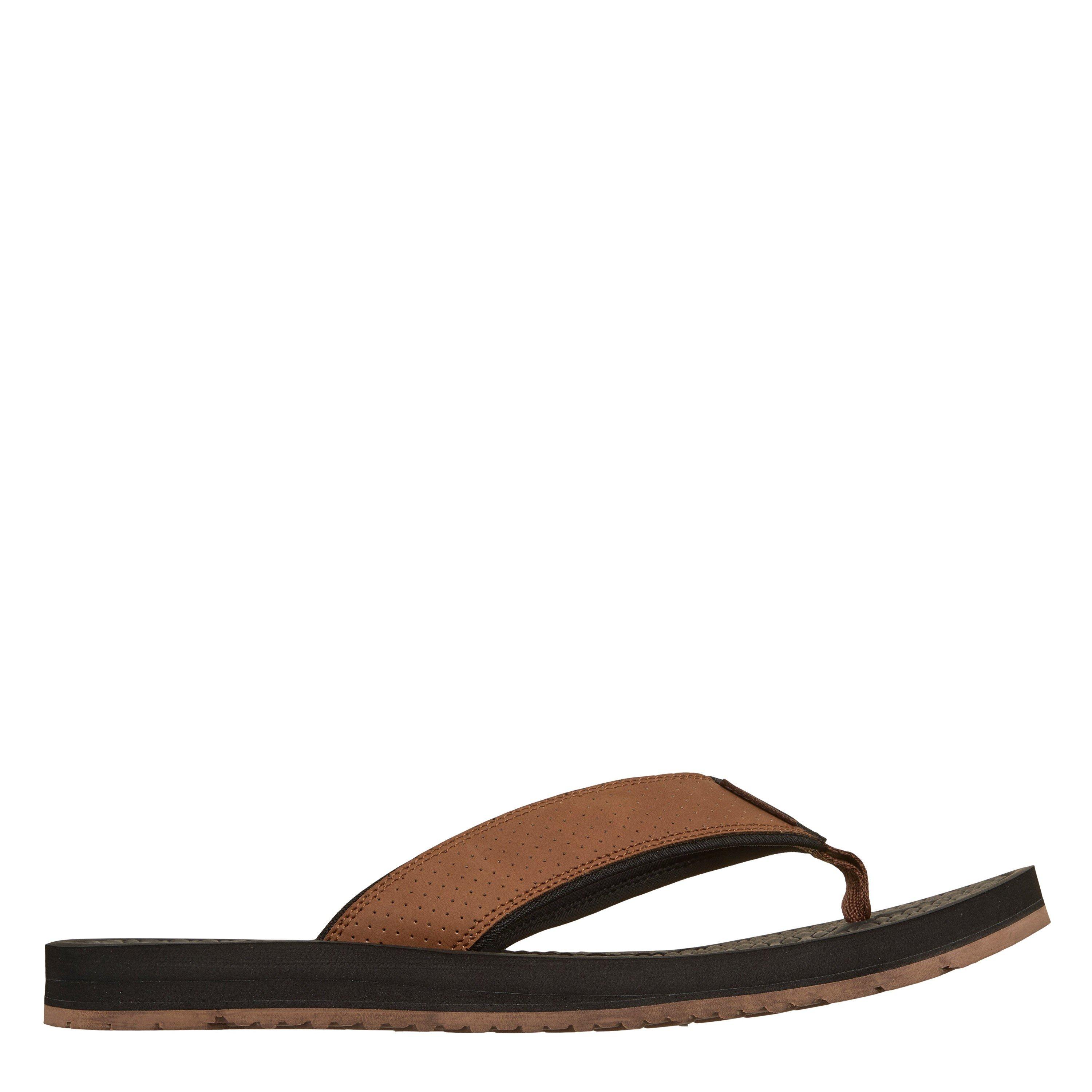 Skechers Men's Flat Sandals - Brown - 11 (46)