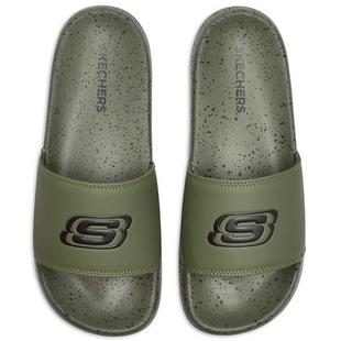 Olive - Skechers - Side Lines Mens Slide Sandals - 1