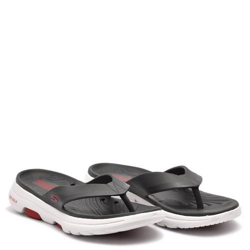 Charcoal - Skechers - GO Walk 5 Mens Flip Flops - 5