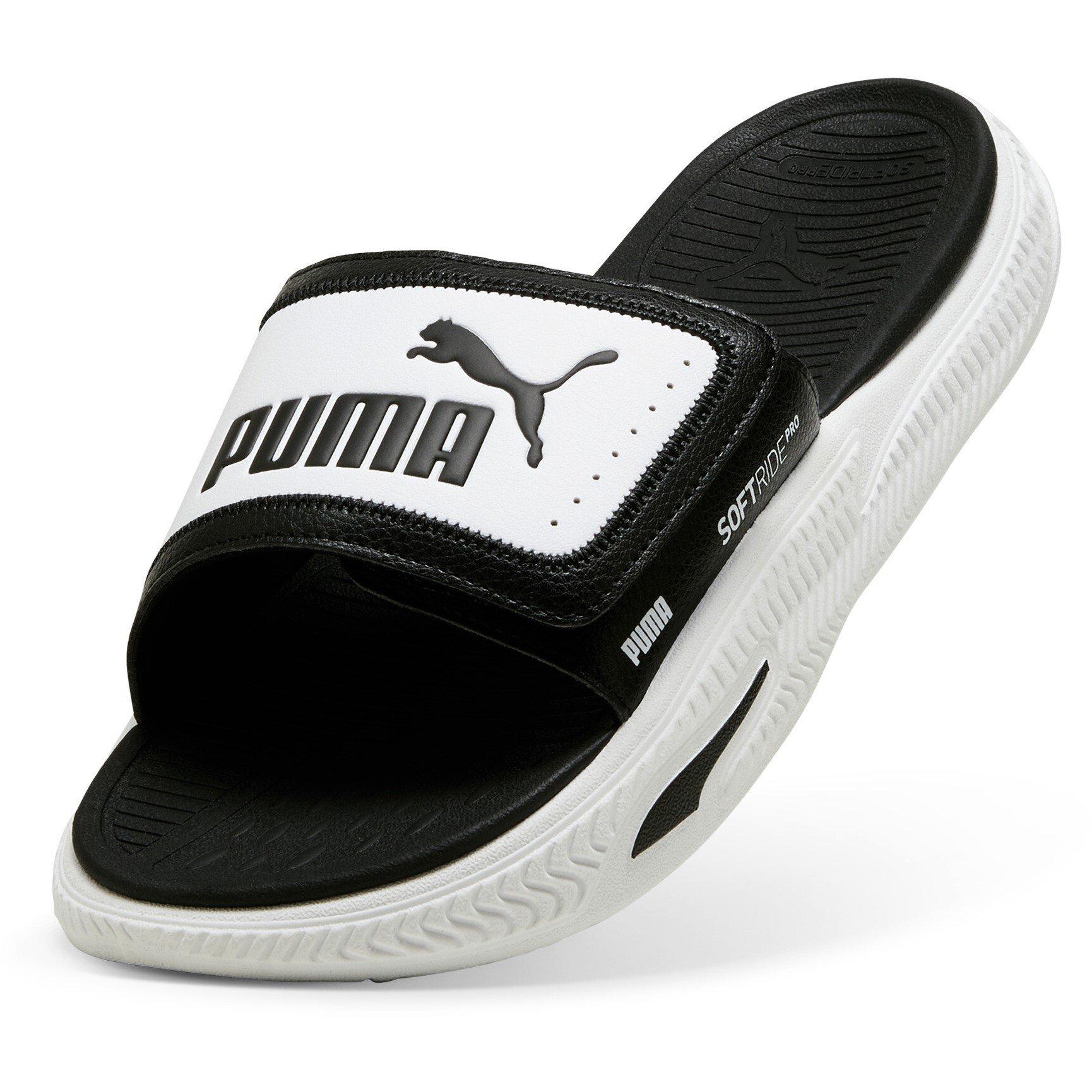 Puma Blk-White - Puma - Softride Sliders - 6