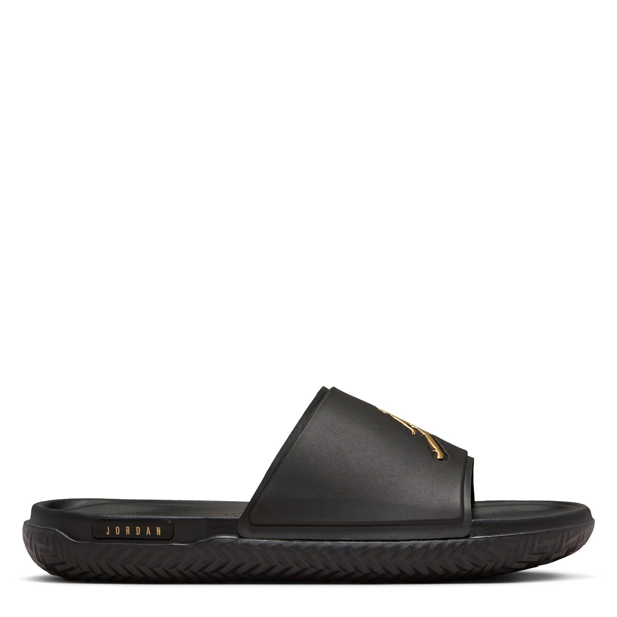 Black/Met.Gold - Nike - Jordan Jumpman Mens Slide Sandals - 2
