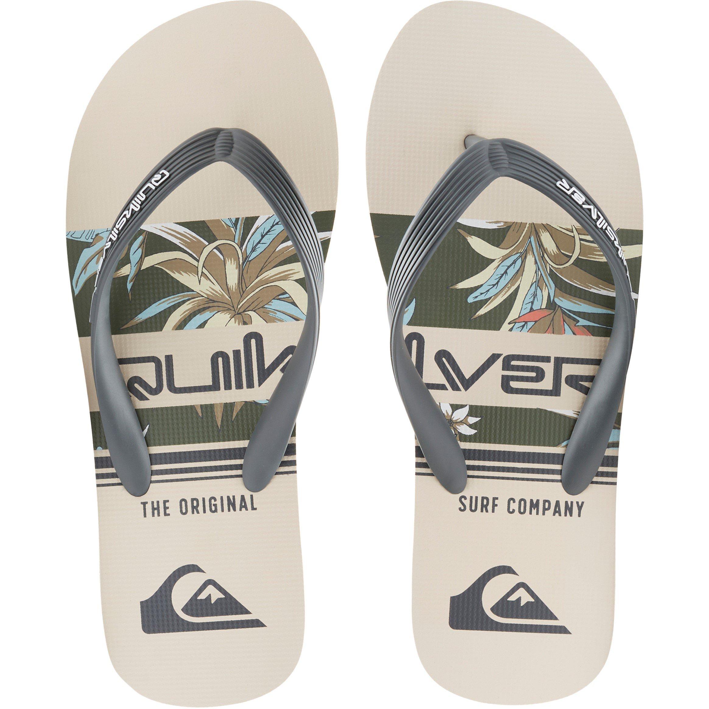 Tan - Quiksilver - Men's Quik Java Flip Flops - 4