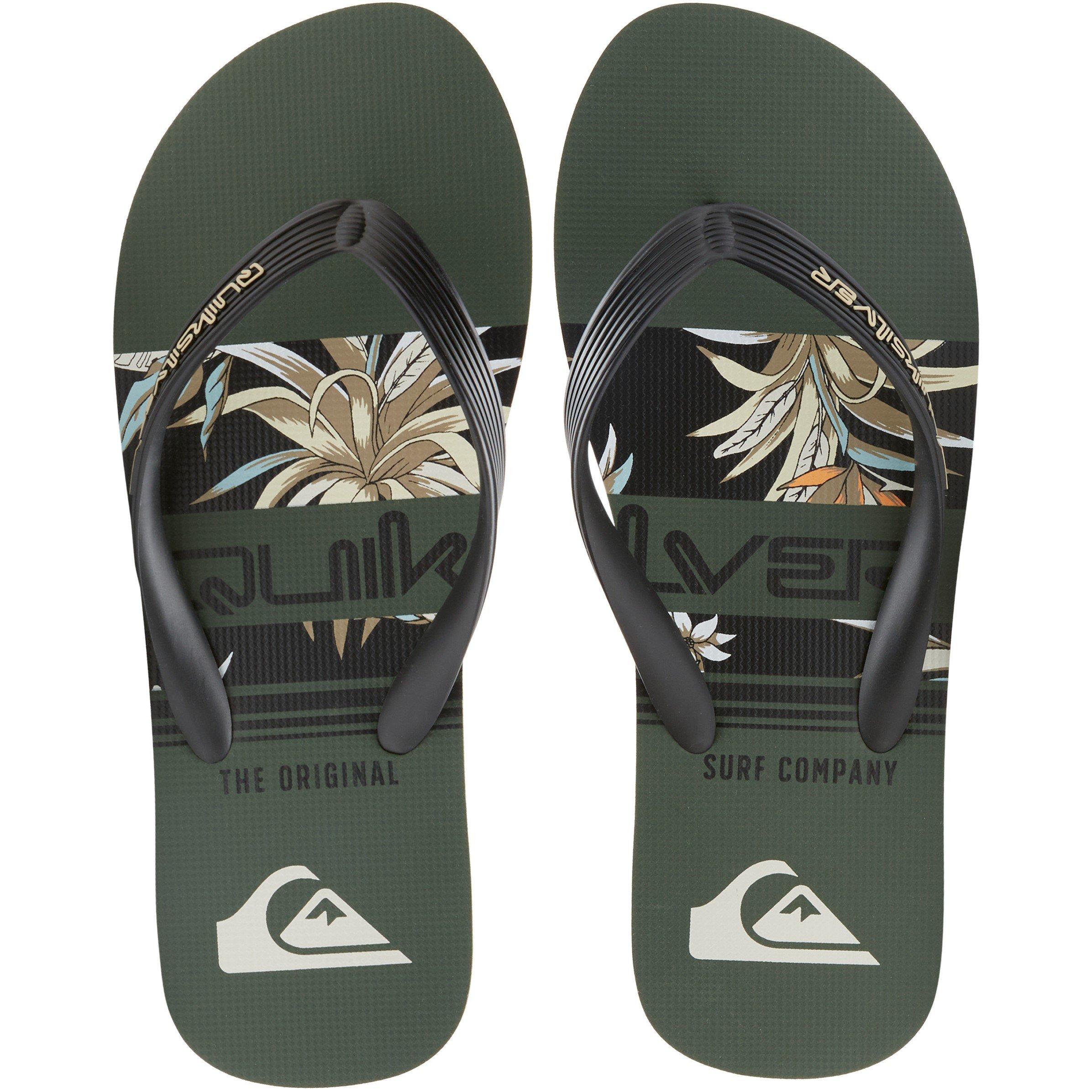 Grün - Quiksilver - Men's Quik Java Flip Flops - 4