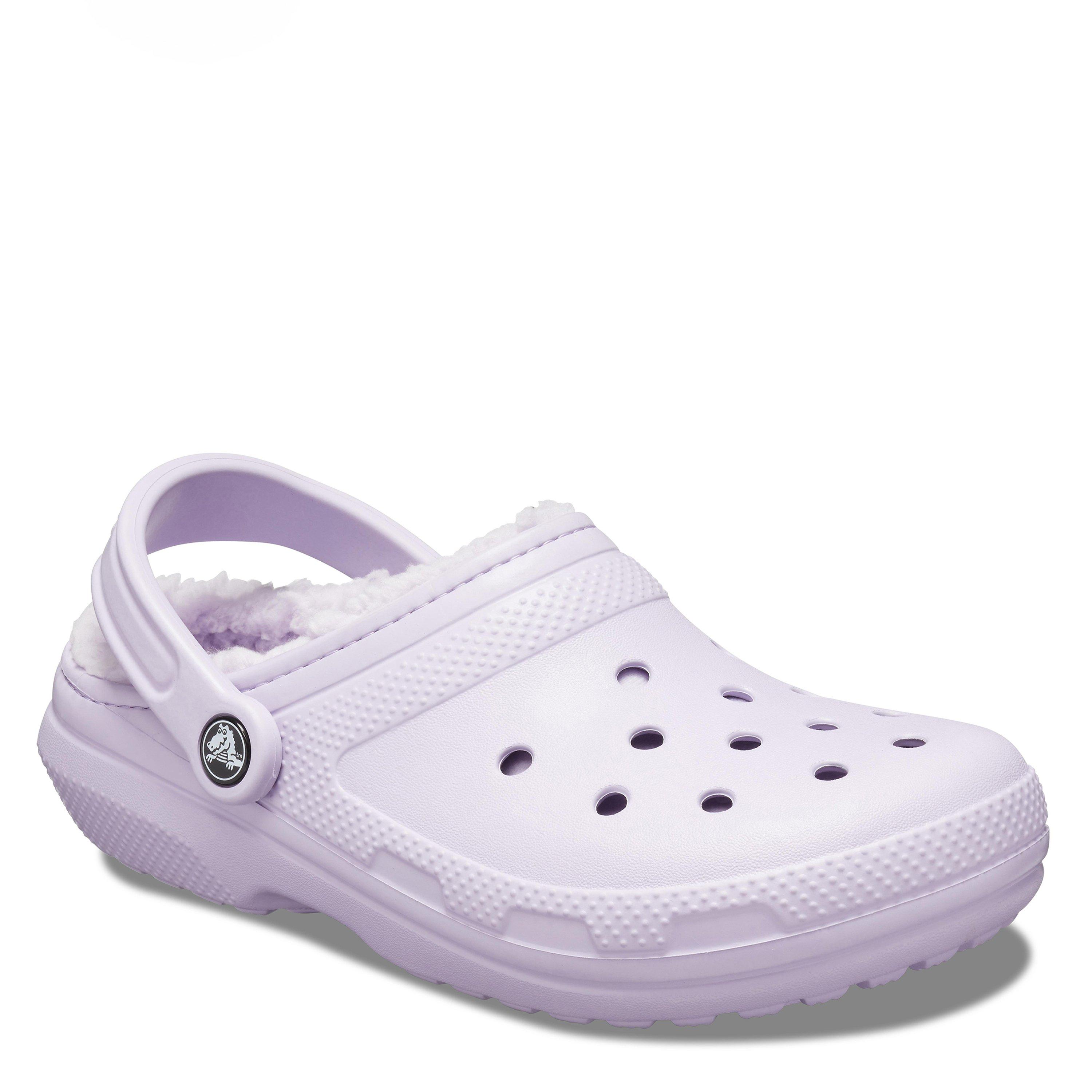 Crocs  Adults Classic Lined Clogs - Lavender - 11 (46-47)