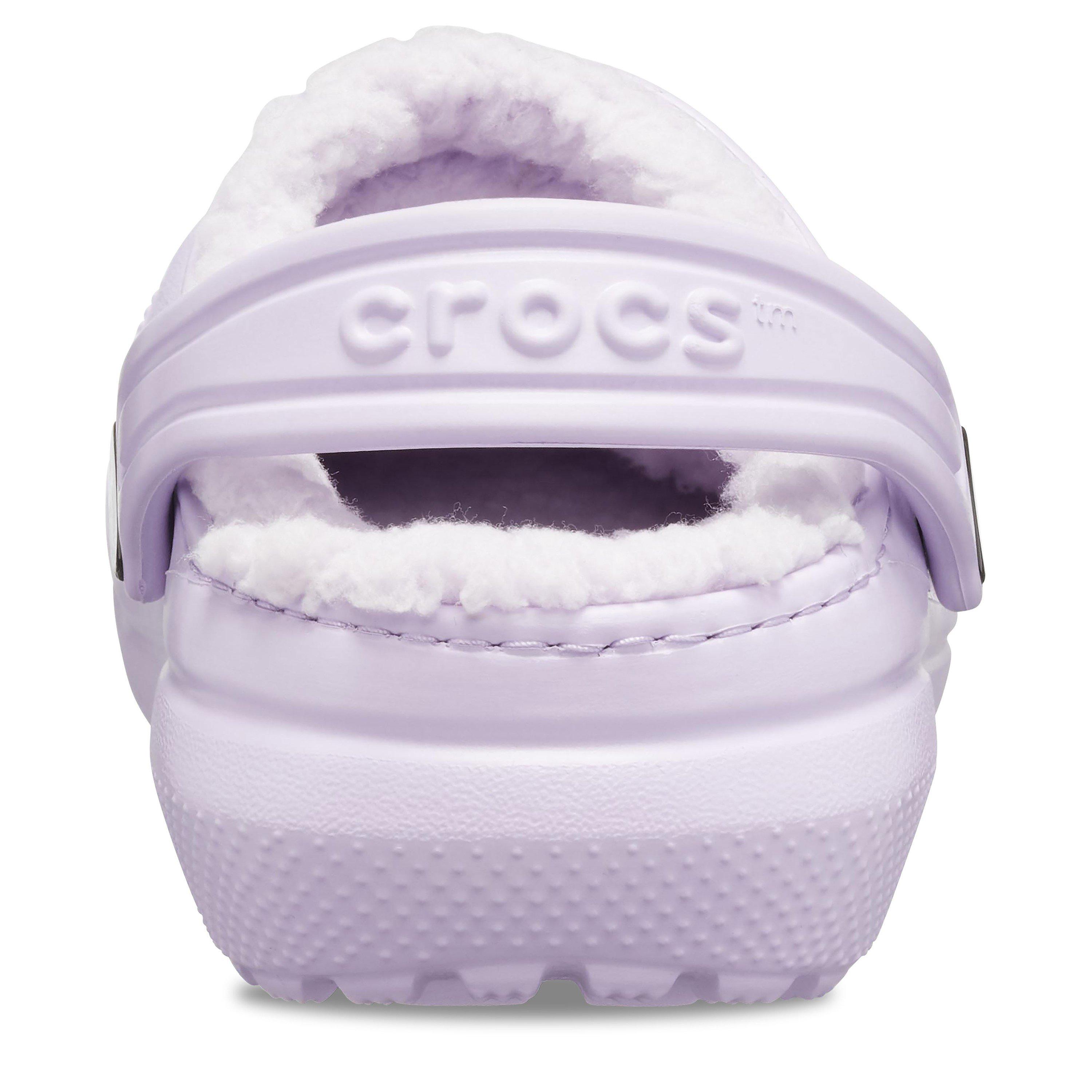 Lavender - Crocs - Unisex Adults Classic Lined Clogs - 3