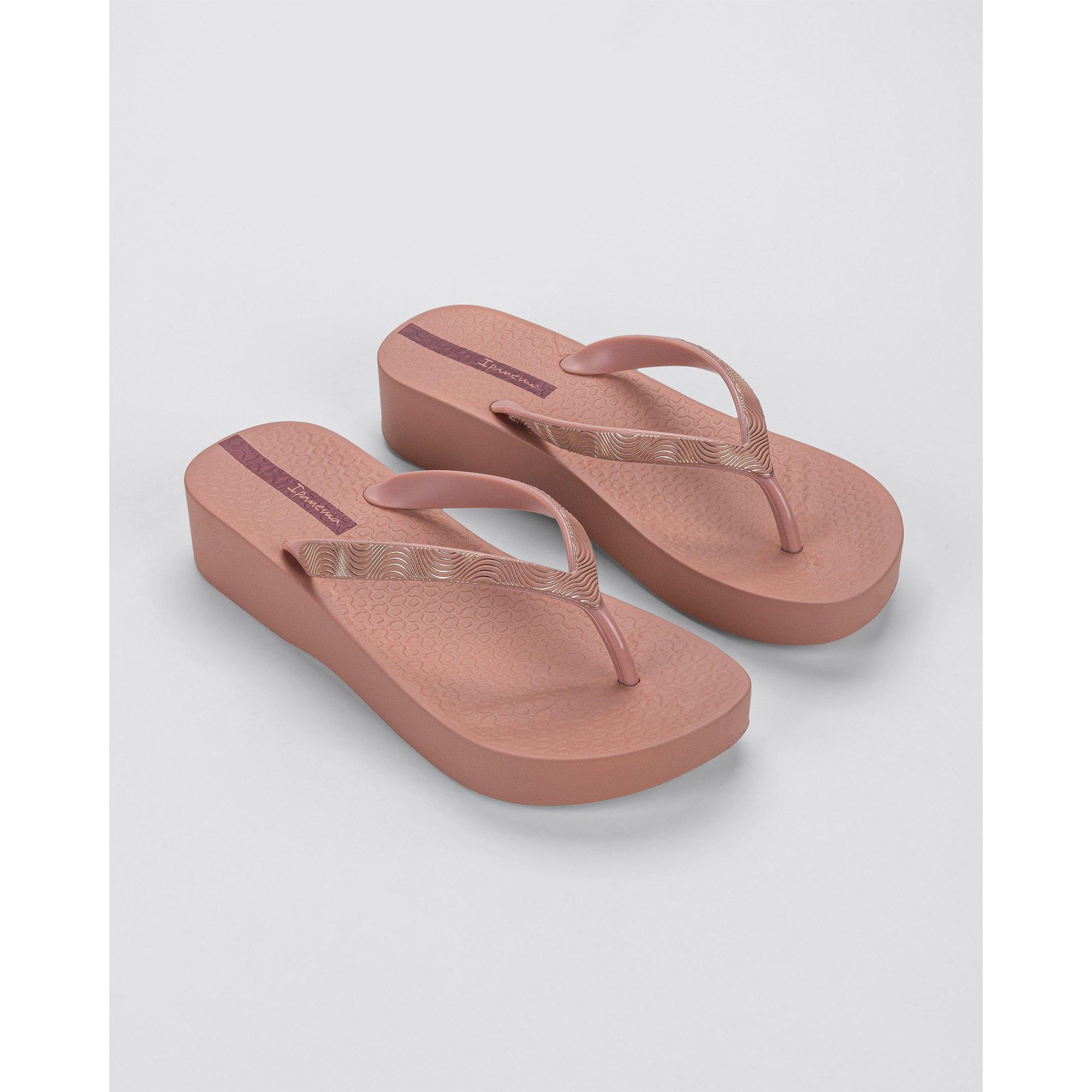 Roze/Rood - Ipanema - Ipanem Mesh Flip Flops - 3