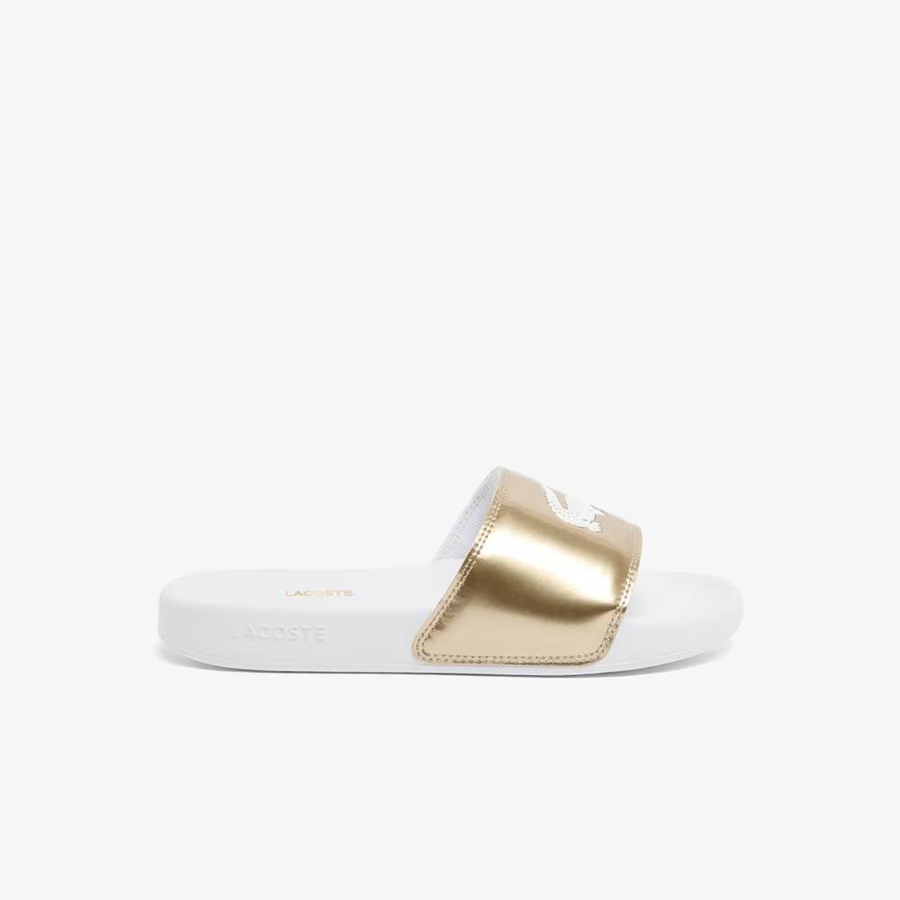 Lacoste Serve Sliders - Brz/Wht - Size 6 (39)