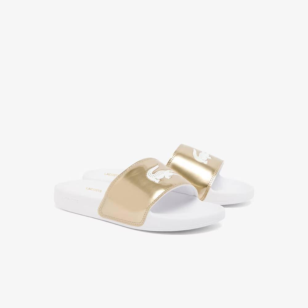 Brz/Wht - Lacoste - Serve Sliders - 2