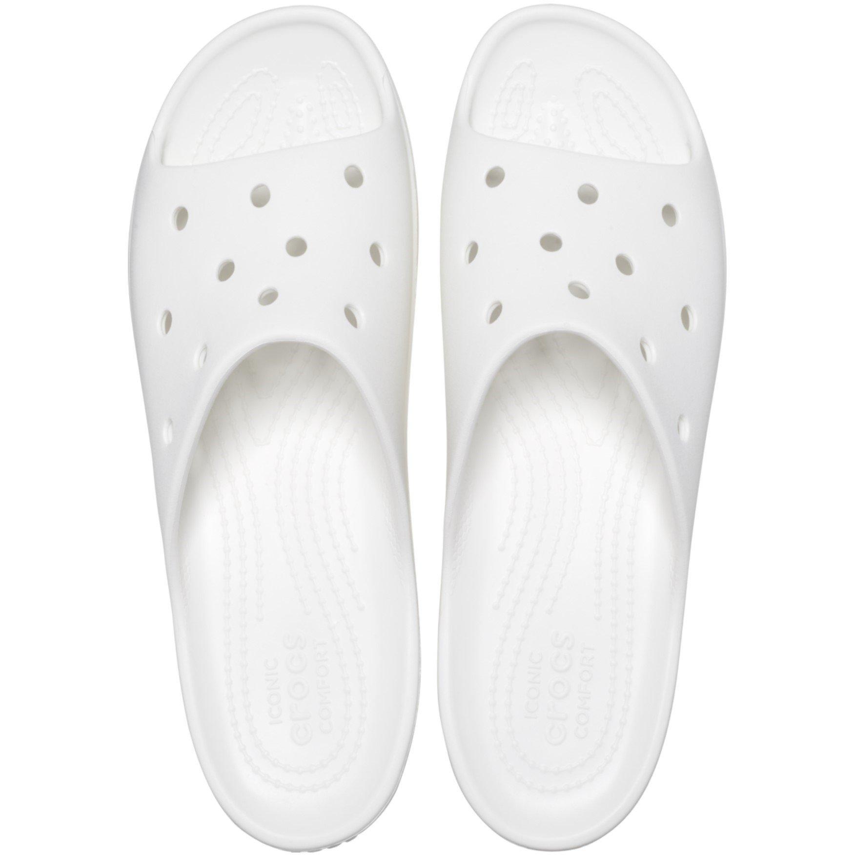 Blanc - Crocs - Women's Classic Sliders - 4