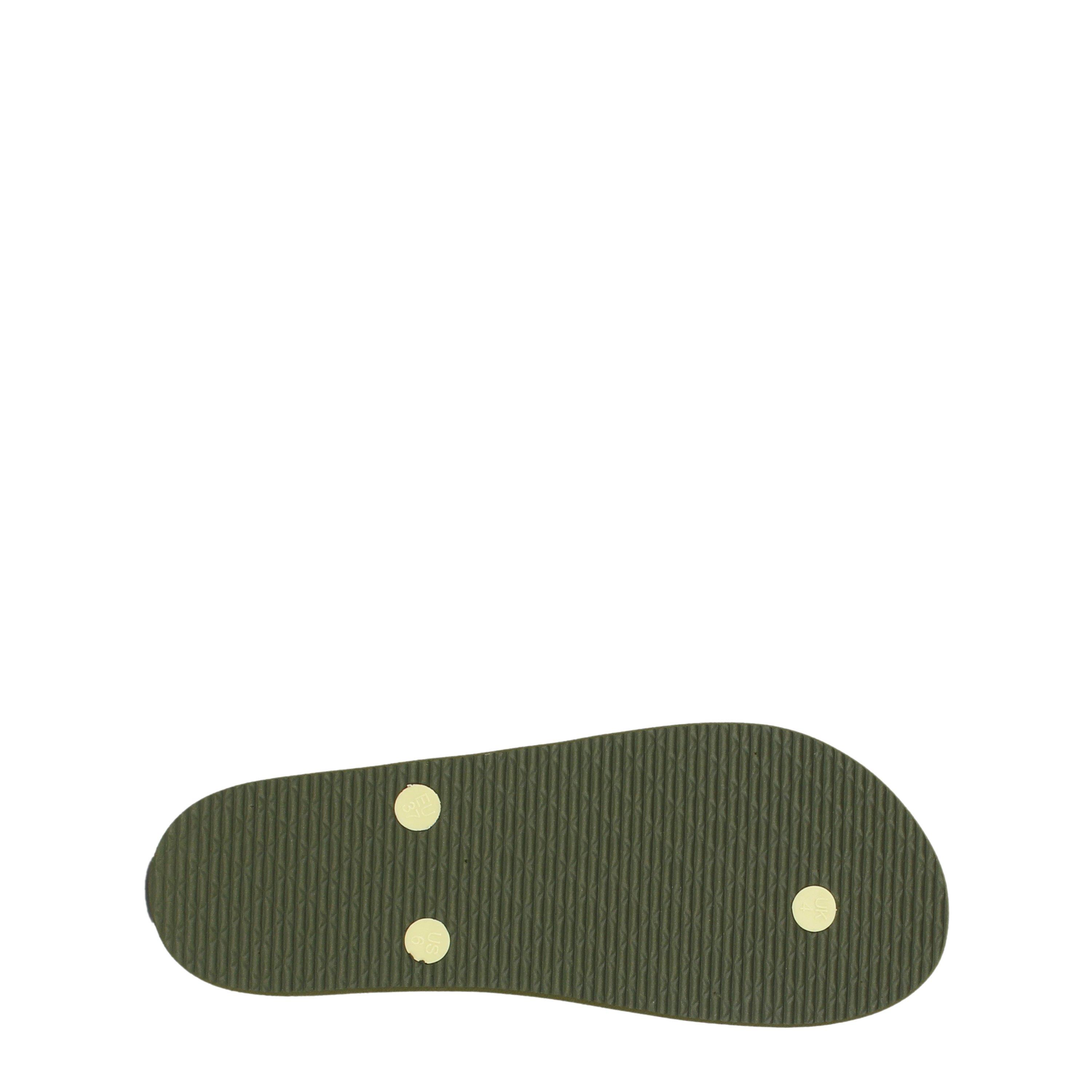 Green/Floral - Slazenger - Flip Flops Womens - 6