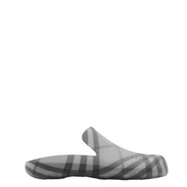 Burberry Check Rubber Stingray Clogs