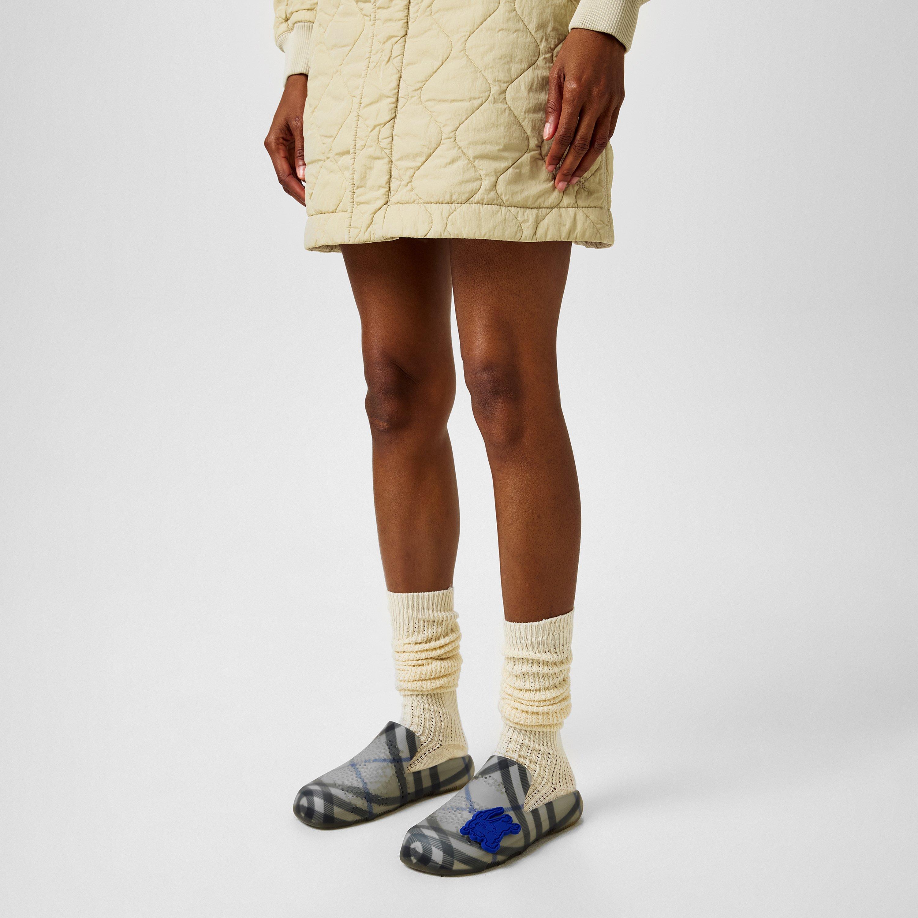 Multi - Burberry - Check Rubber Stingray Clogs - 2