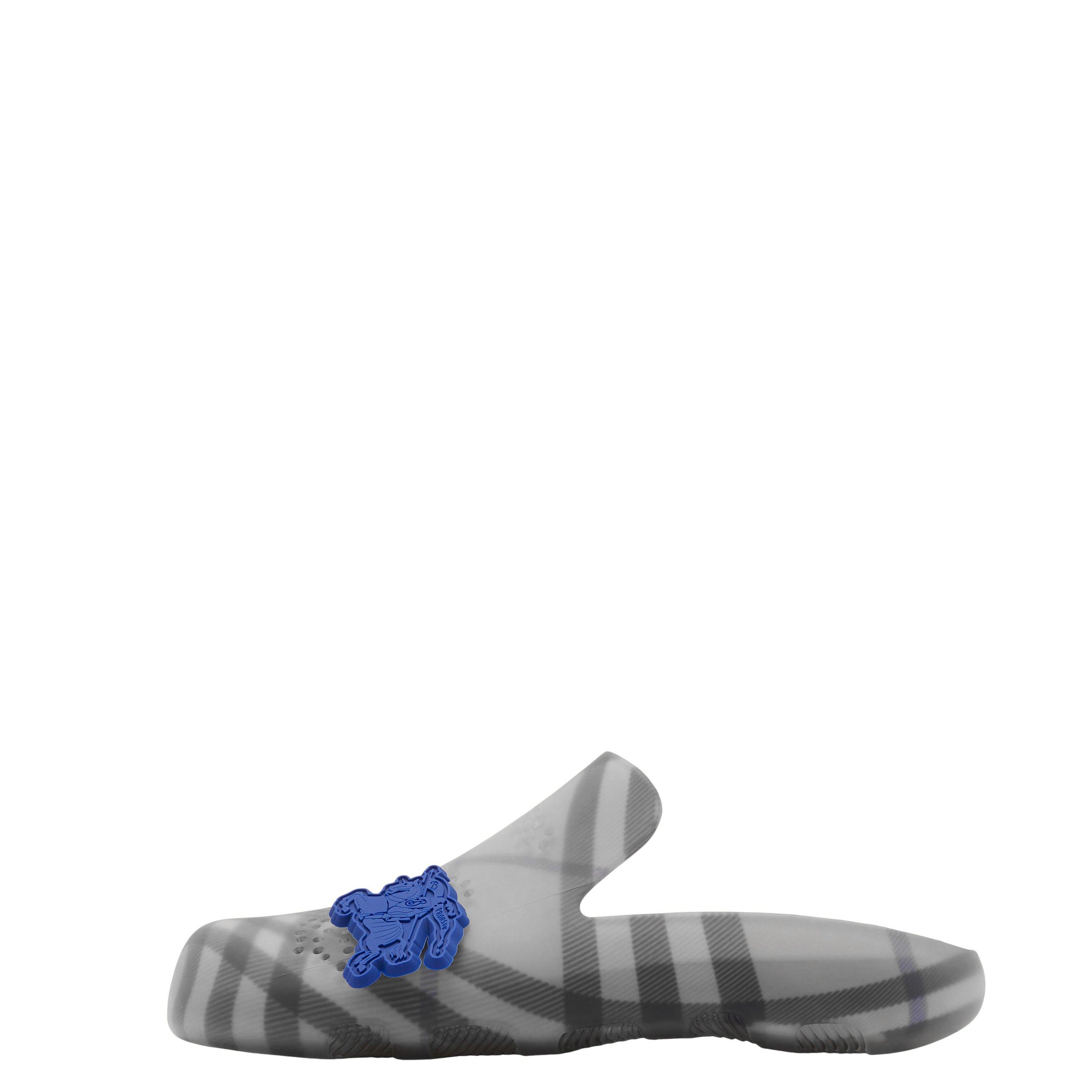 Multi - Burberry - Check Rubber Stingray Clogs - 3
