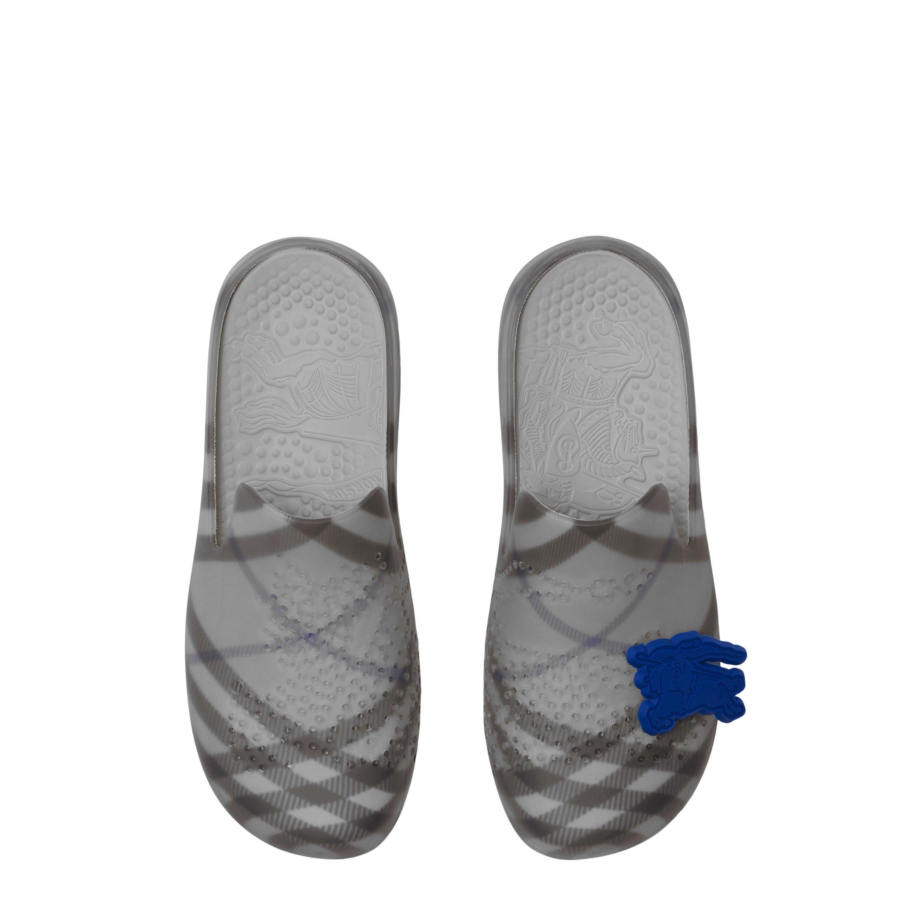 Multi - Burberry - Check Rubber Stingray Clogs - 5