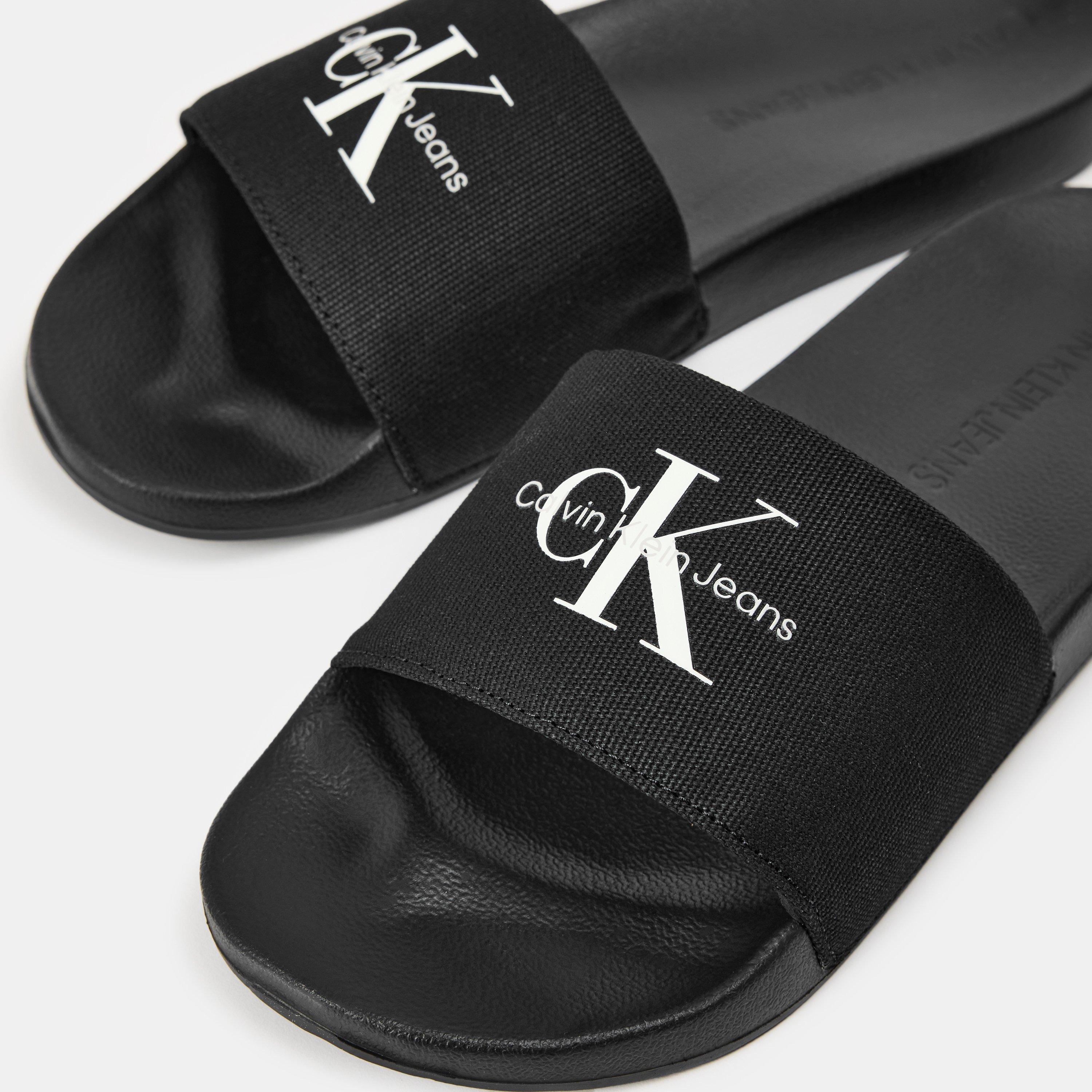 Black - Calvin Klein Jeans - Logo Sliders - 4