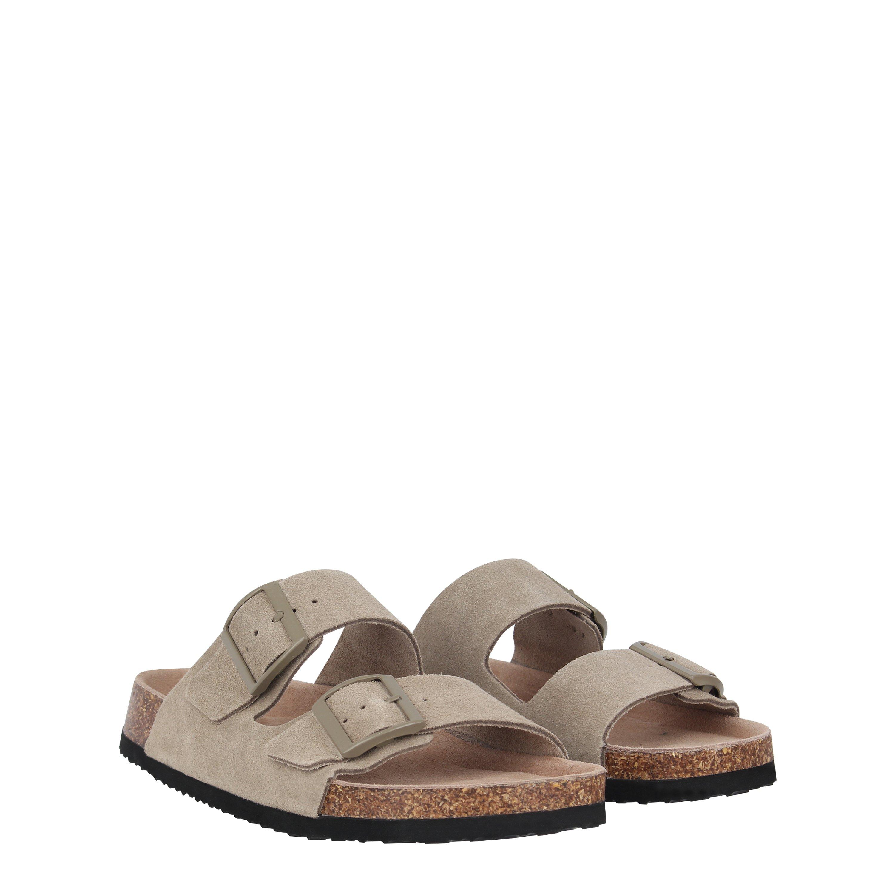 Taupe - Jack Wills - JW Cork Strap Flat Sandals - 3