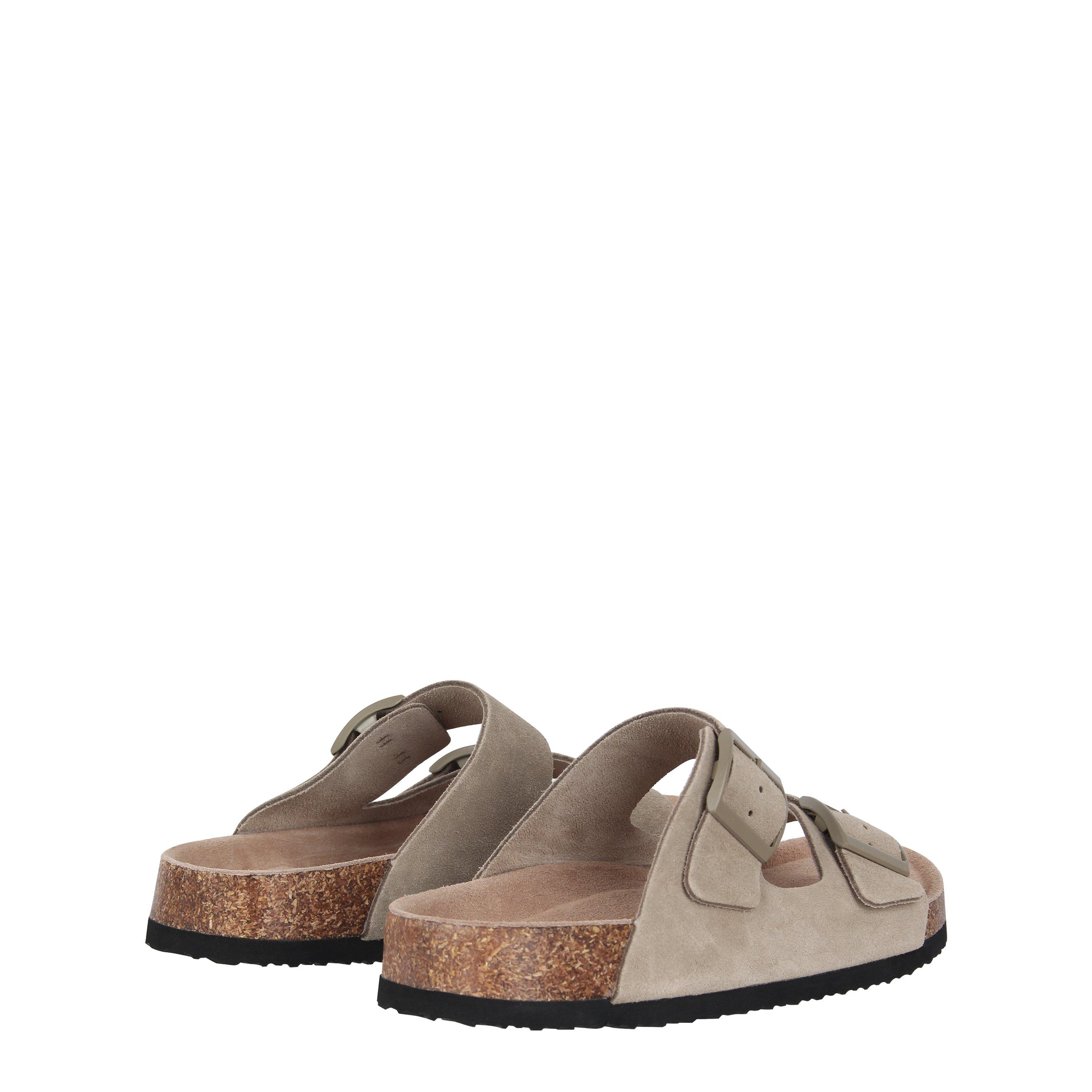 Taupe - Jack Wills - JW Cork Strap Flat Sandals - 4