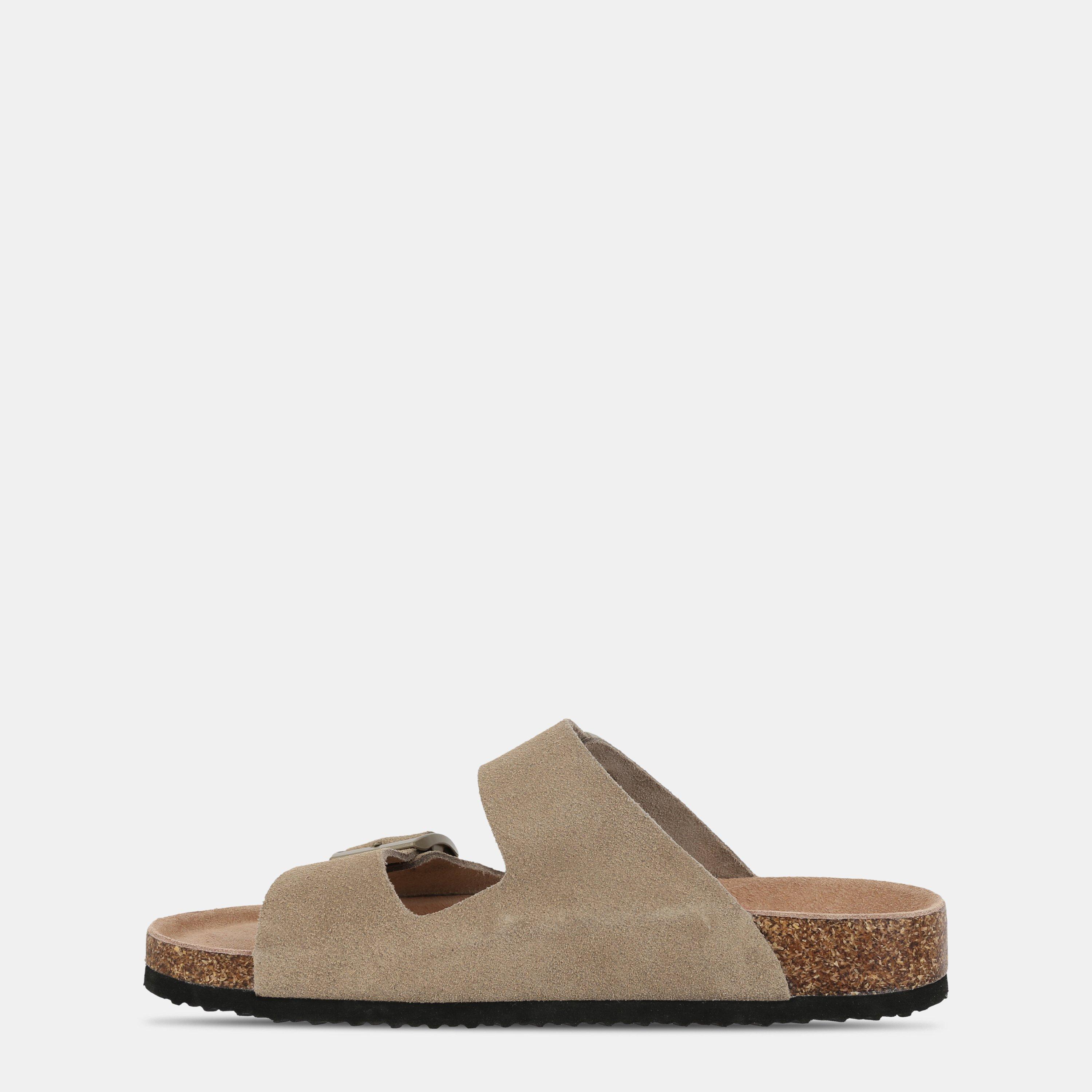 Taupe - Jack Wills - Womens JW Cork Strap Flat Sandals - 2