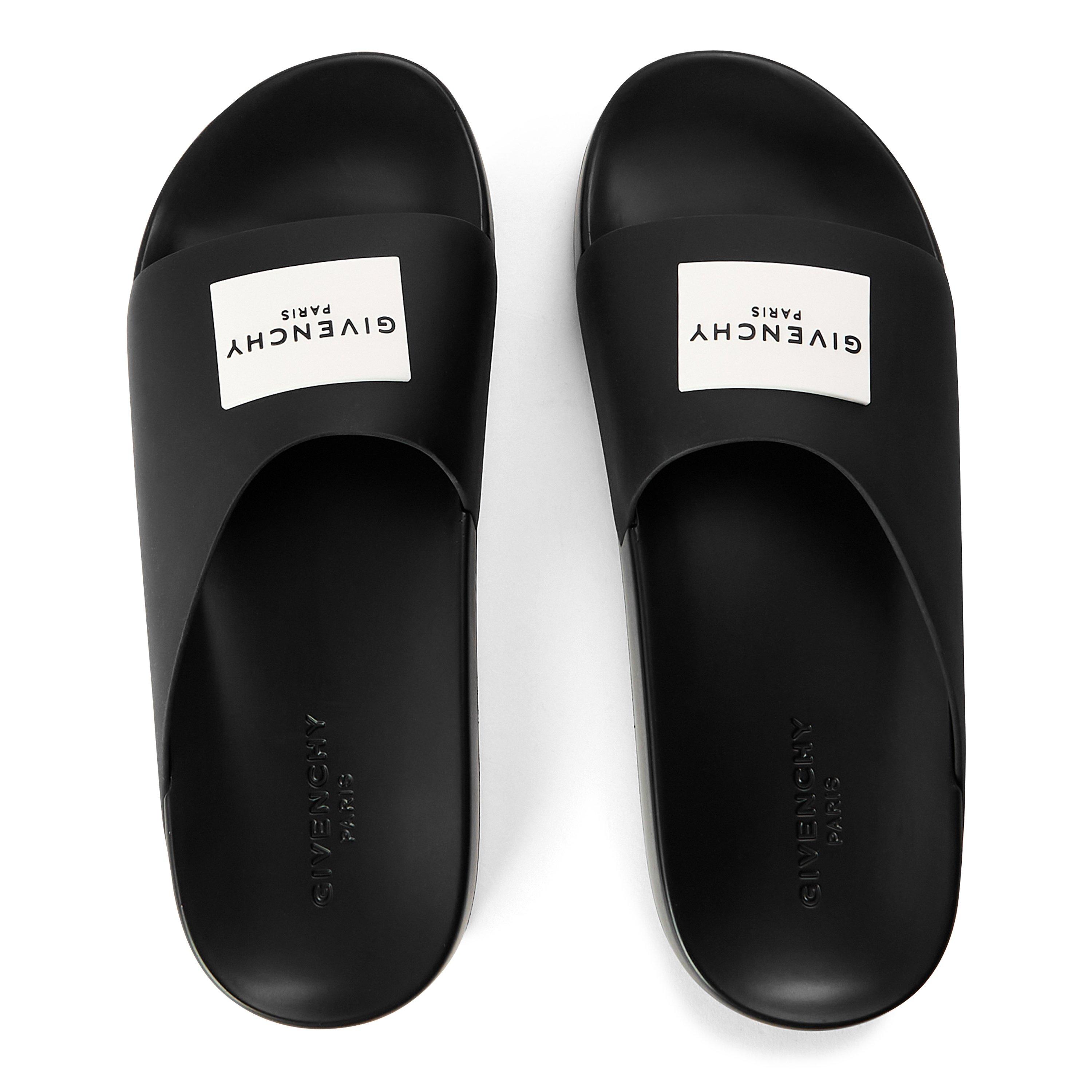 Black - GIVENCHY - Women's GIV Label Pool Sliders - 4