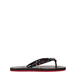 Christian Louboutin Loubi Flip Spikes Thong Sandals