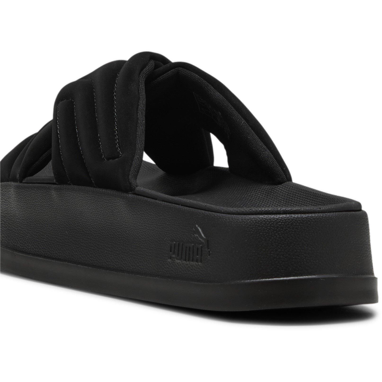 Puma Blk/D.Gray - Puma - Leadcat Platform Sandals Womens - 5