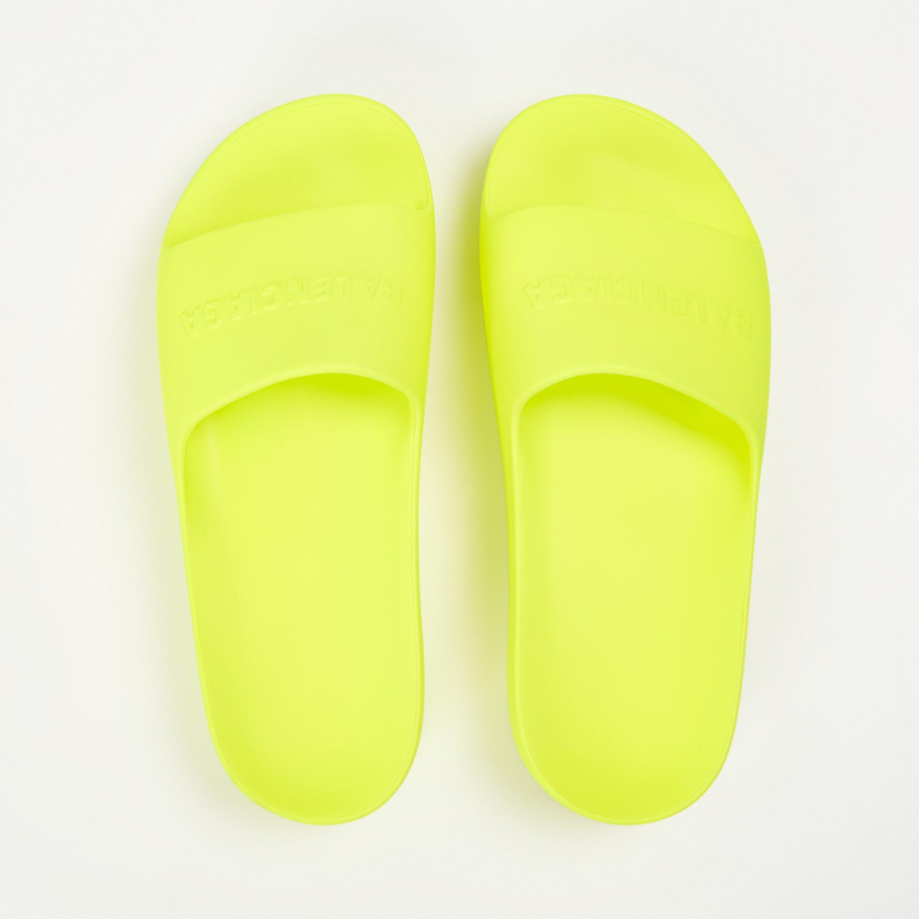 Acid Lime - Balenciaga - Women's Pool Shoes - 4