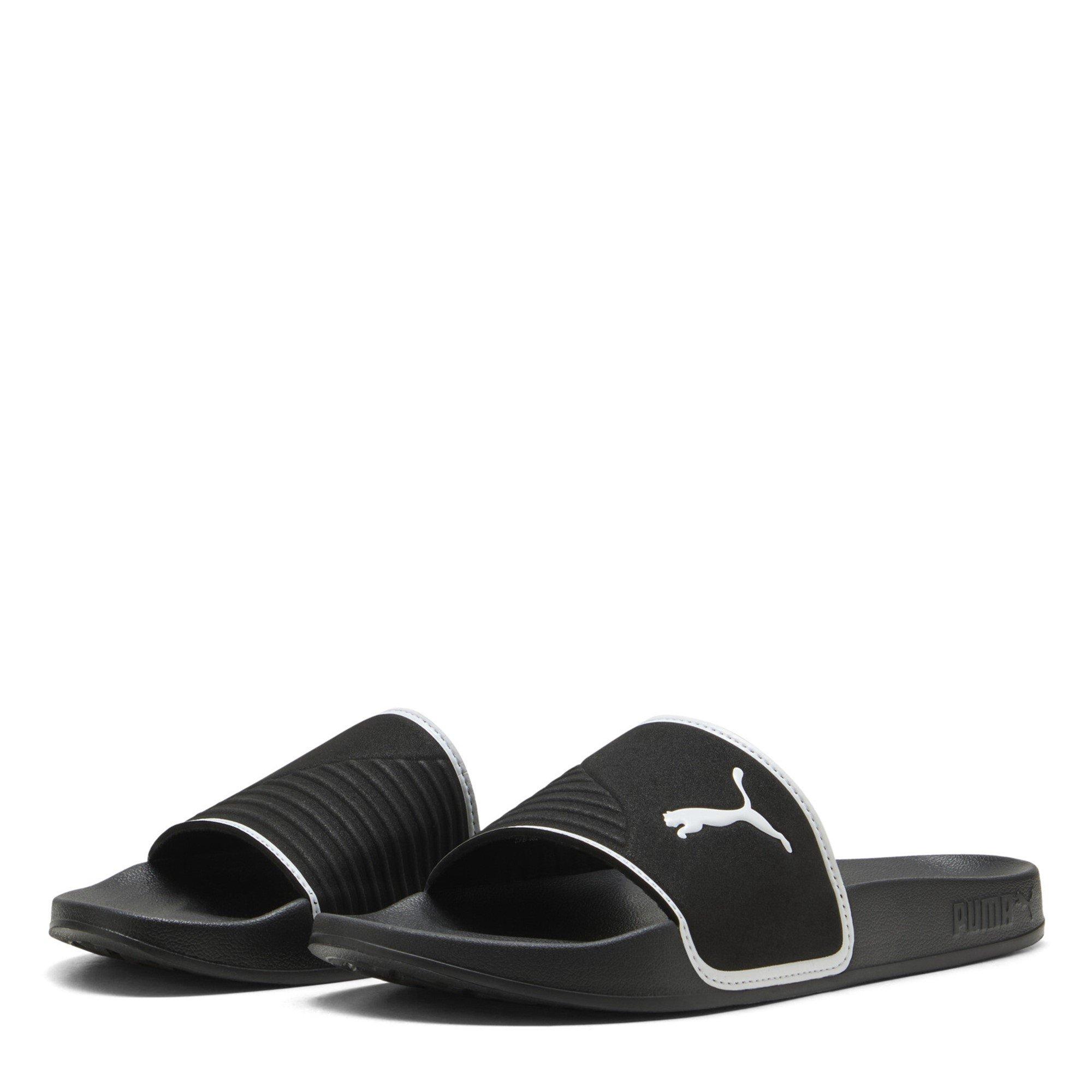 Puma Blk/White - Puma - Men's Leadcat 2.0 Shower Pool Sliders - 1