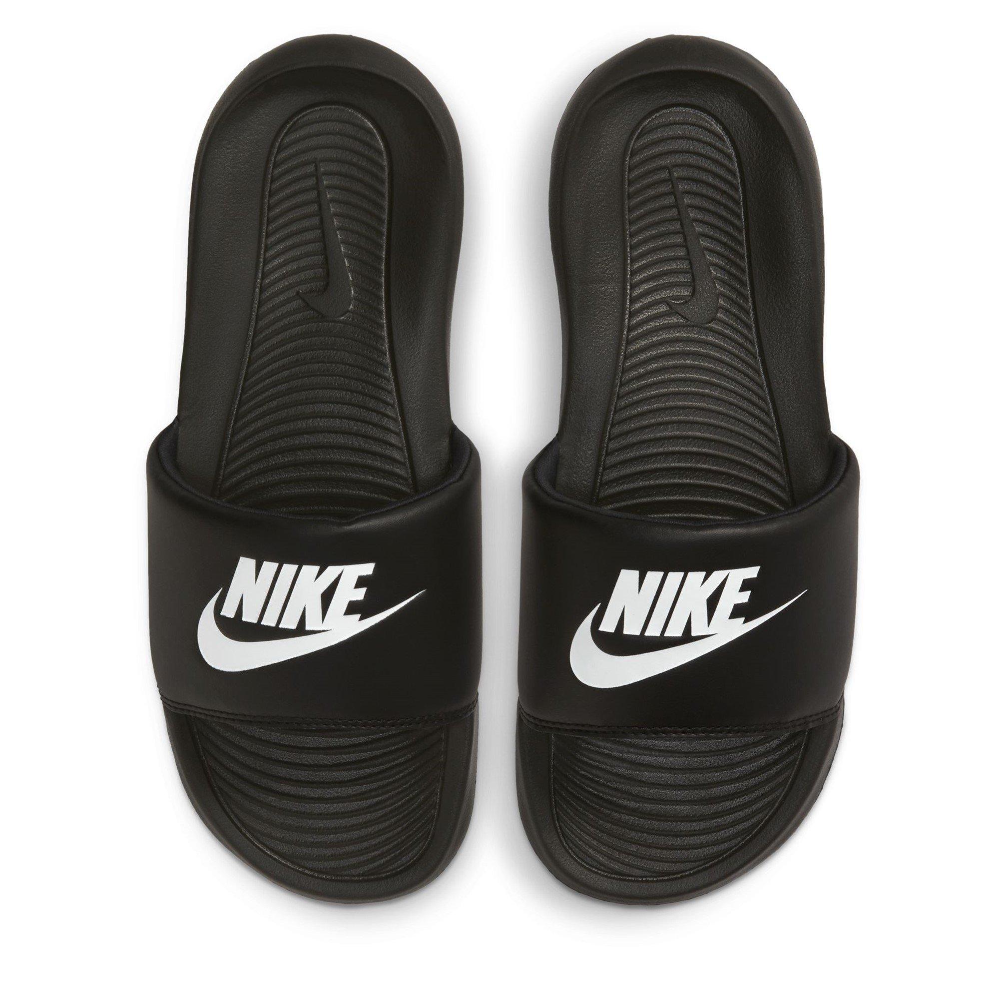 Black/White - Nike - One Womens Slides - 4