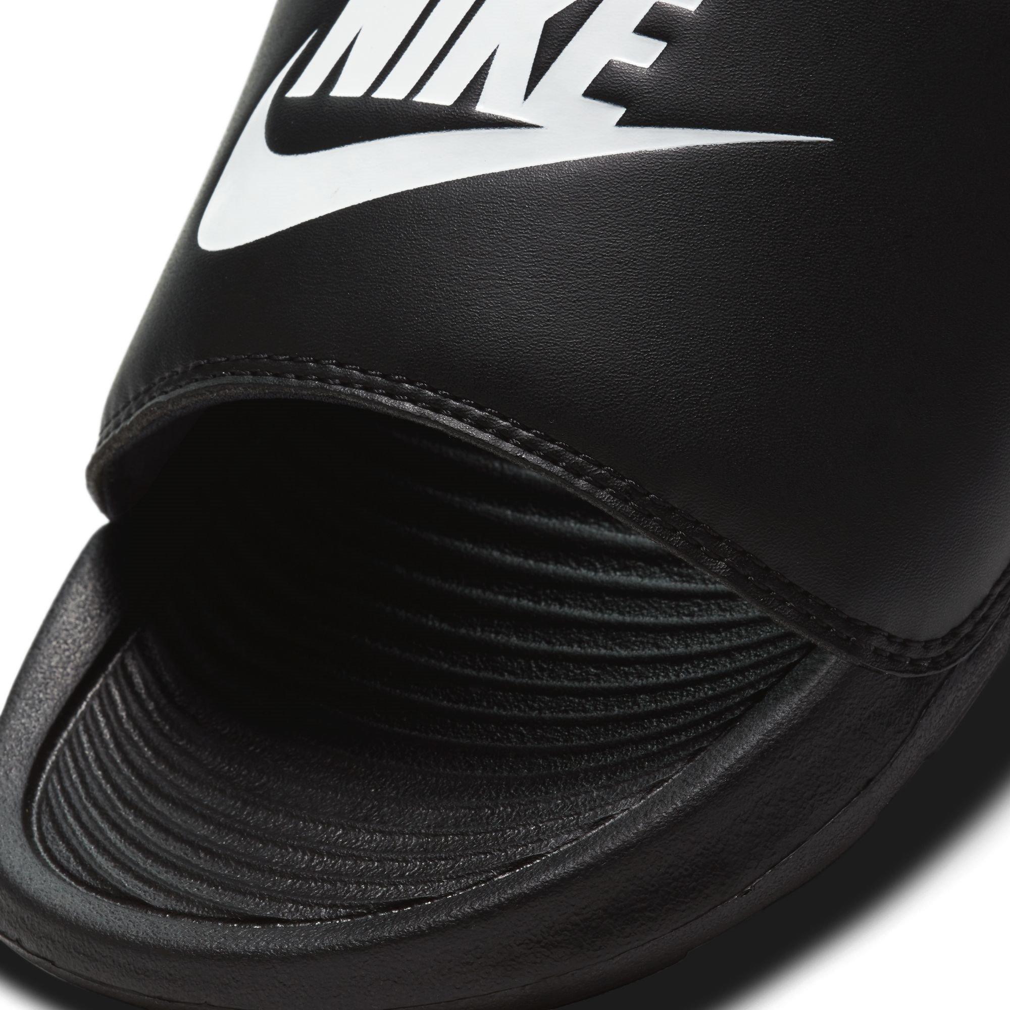 Black/White - Nike - One Womens Slides - 5