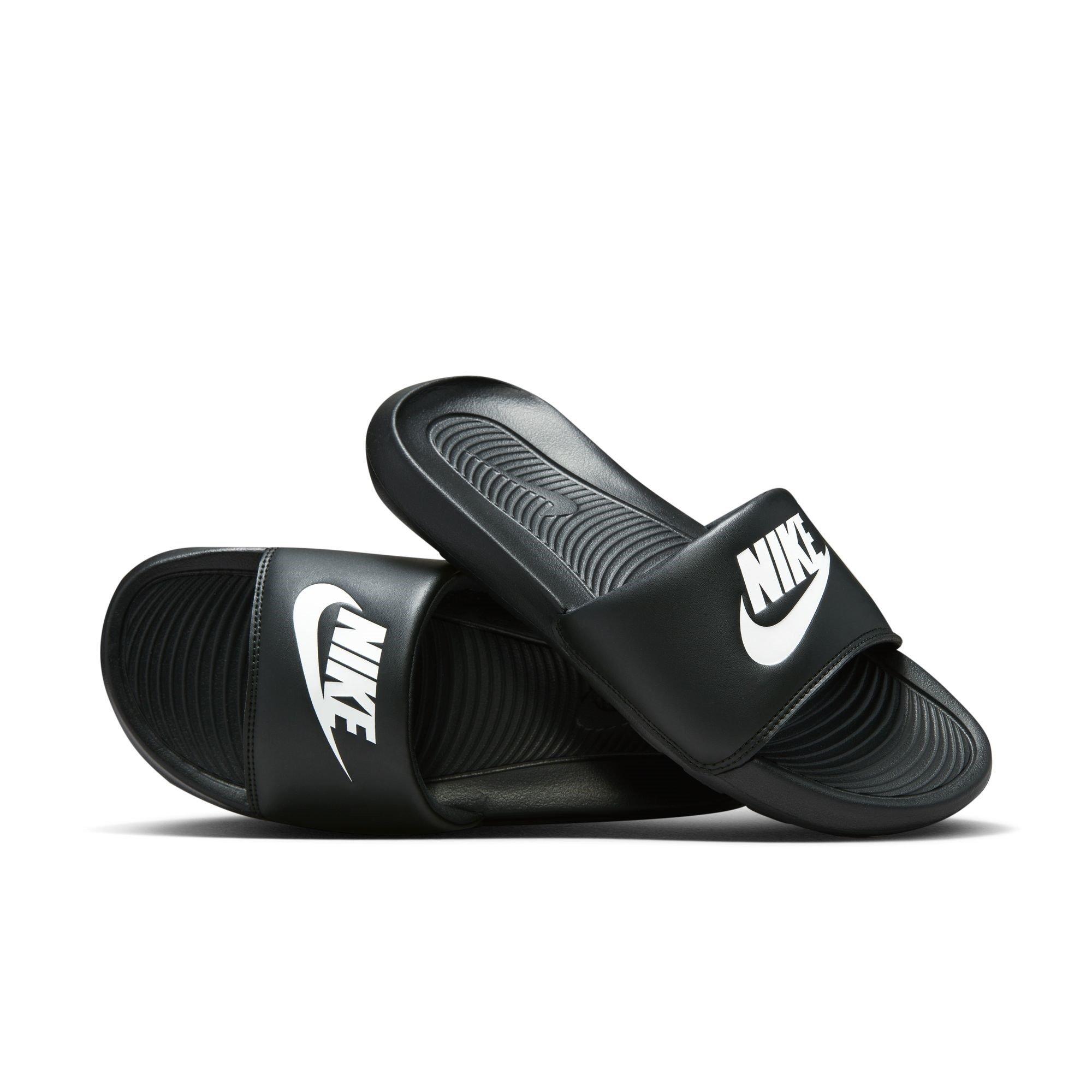 Black/White - Nike - One Womens Slides - 6