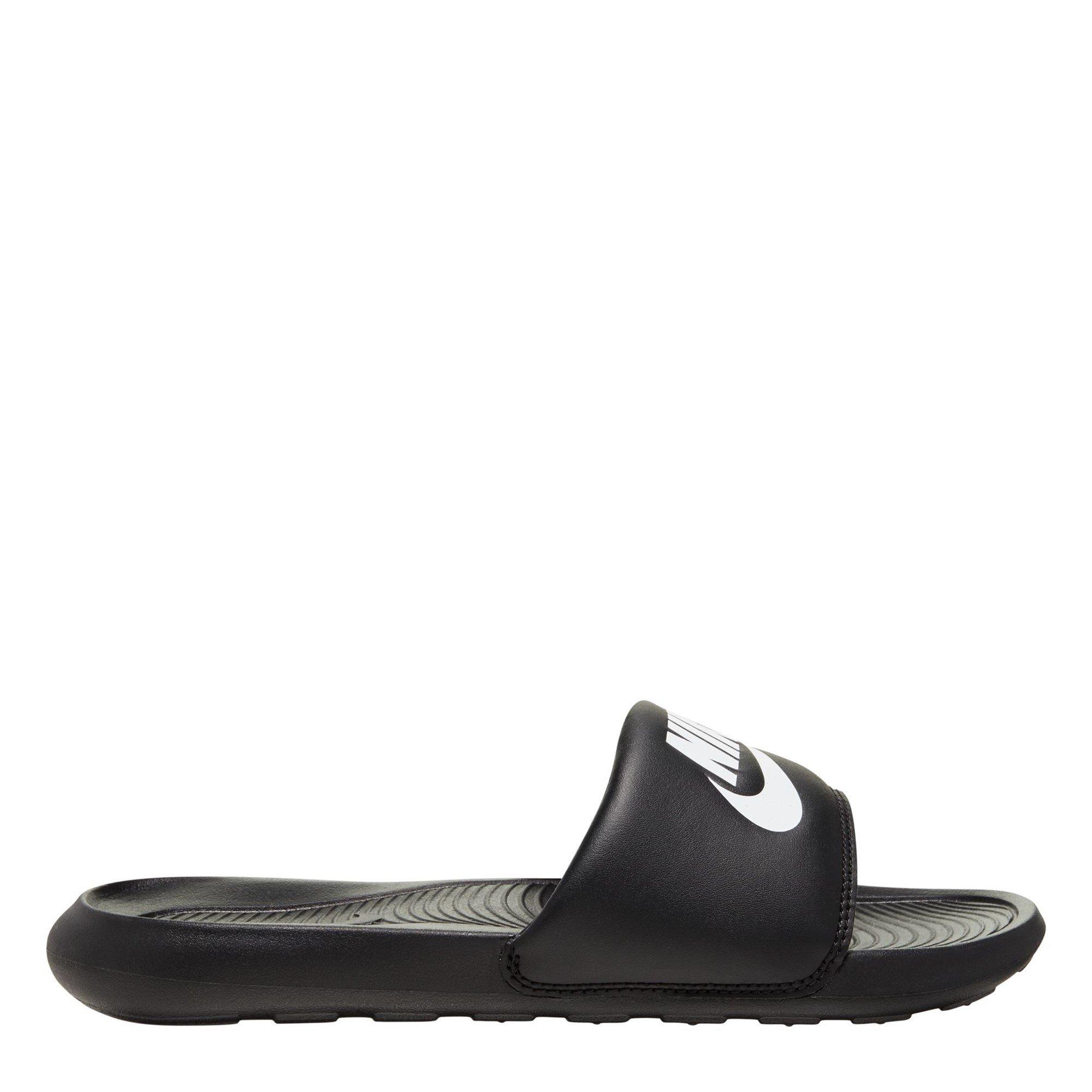 nike black slides women's