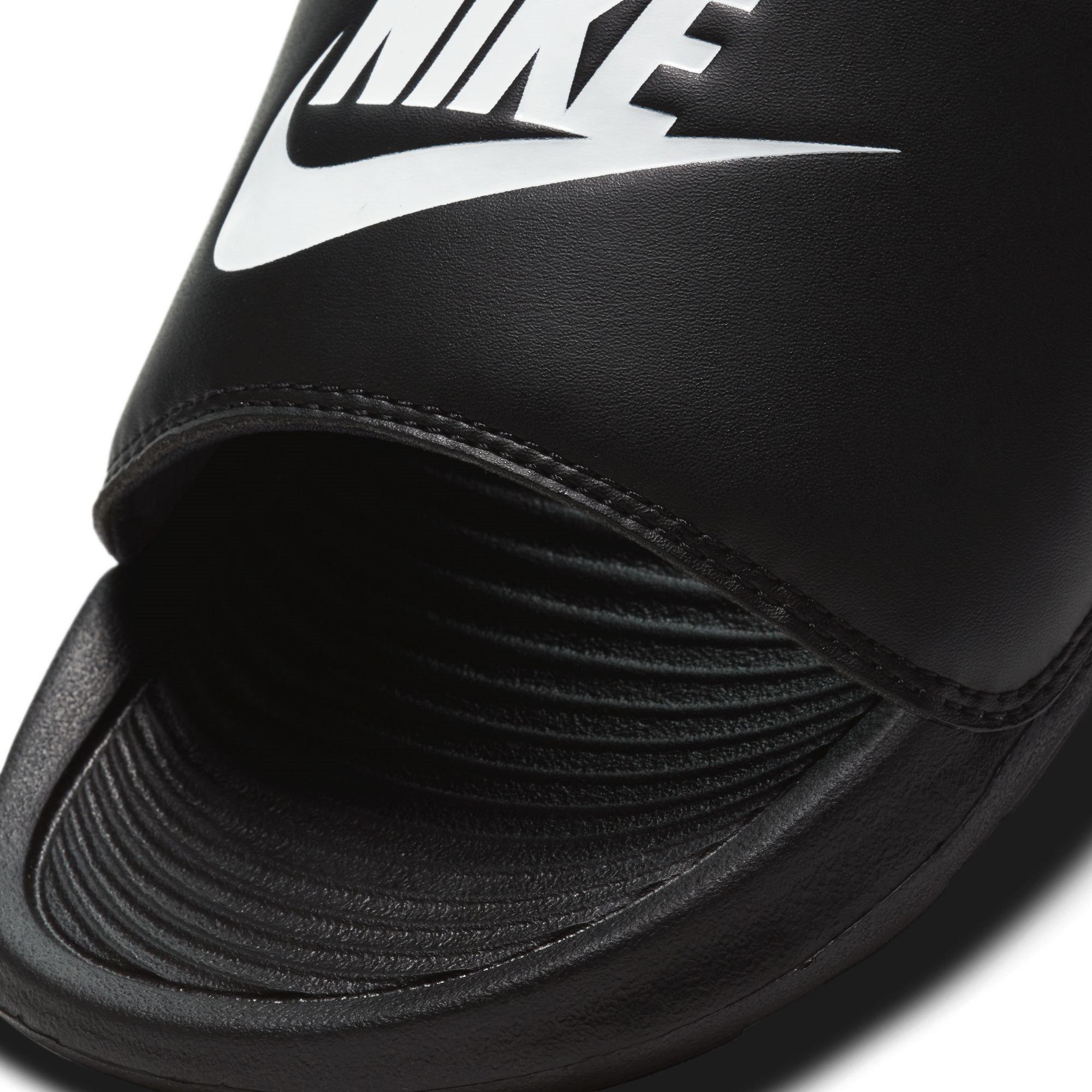 Black/White - Nike - Victori One Womens Slides - 5